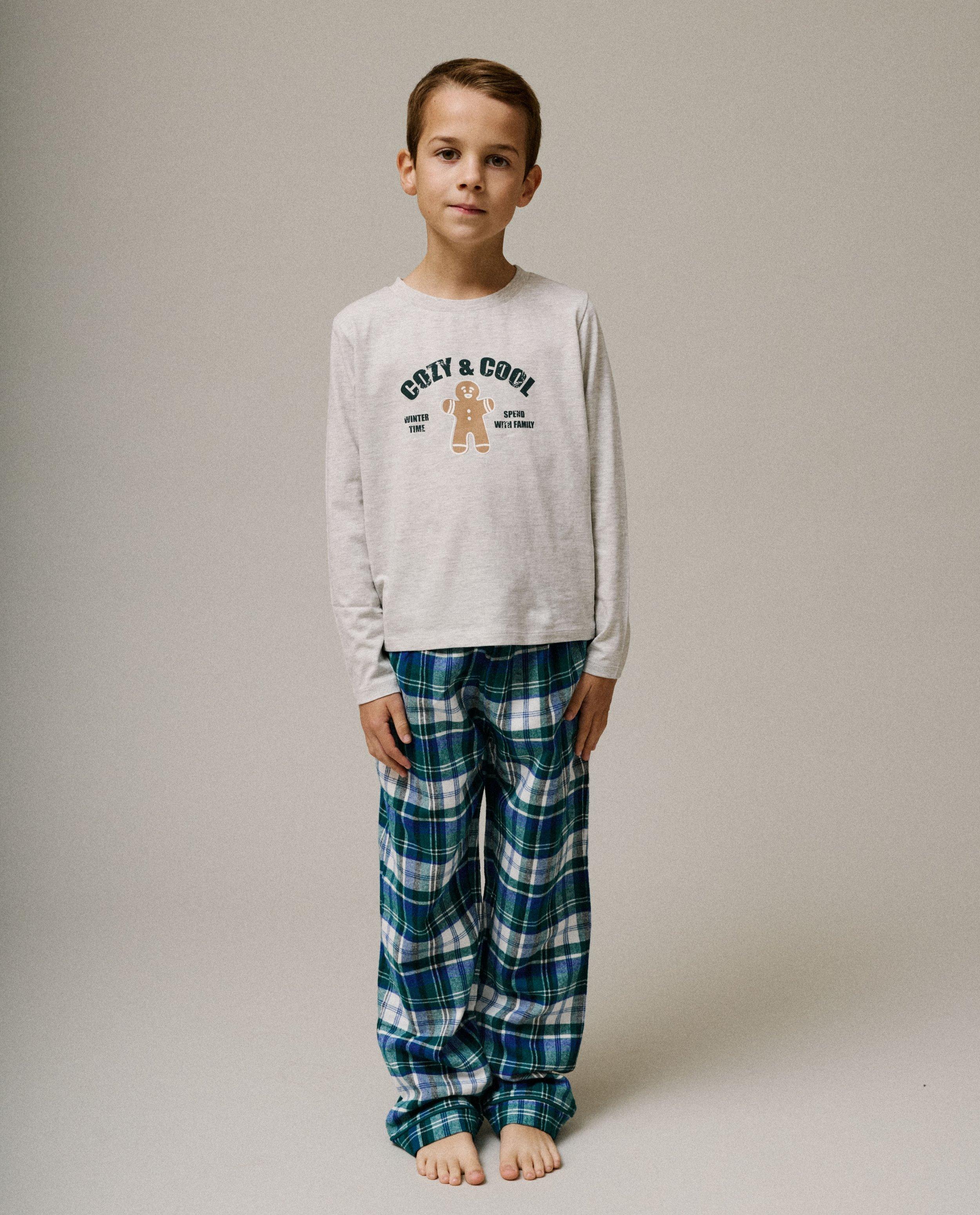 Pyjama &agrave; imprim&eacute; de biscuit, 98-128 - D&eacute;tails du produit - khaki - image num&eacute;ro 3