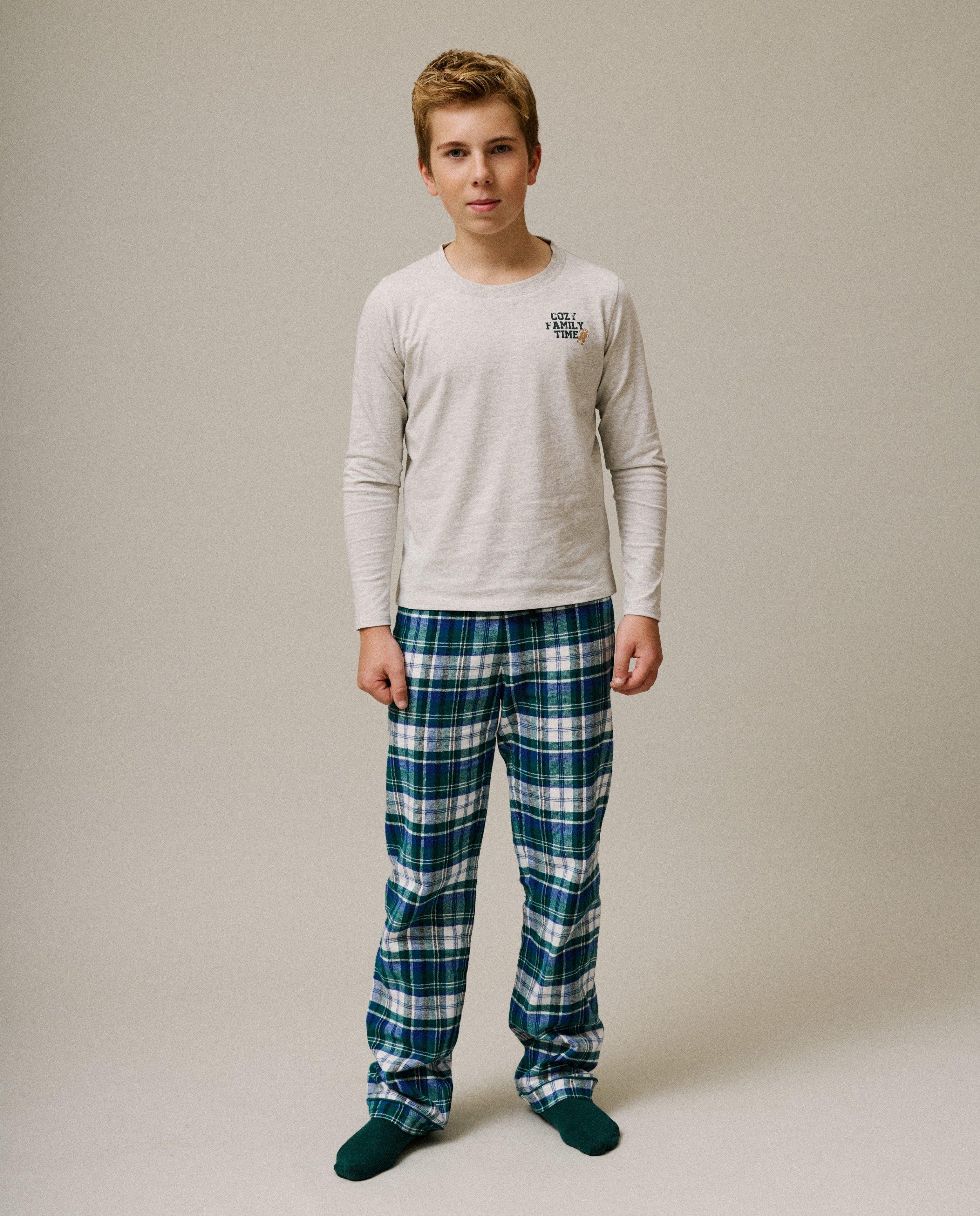 Pyjama met opschrift, 134-170