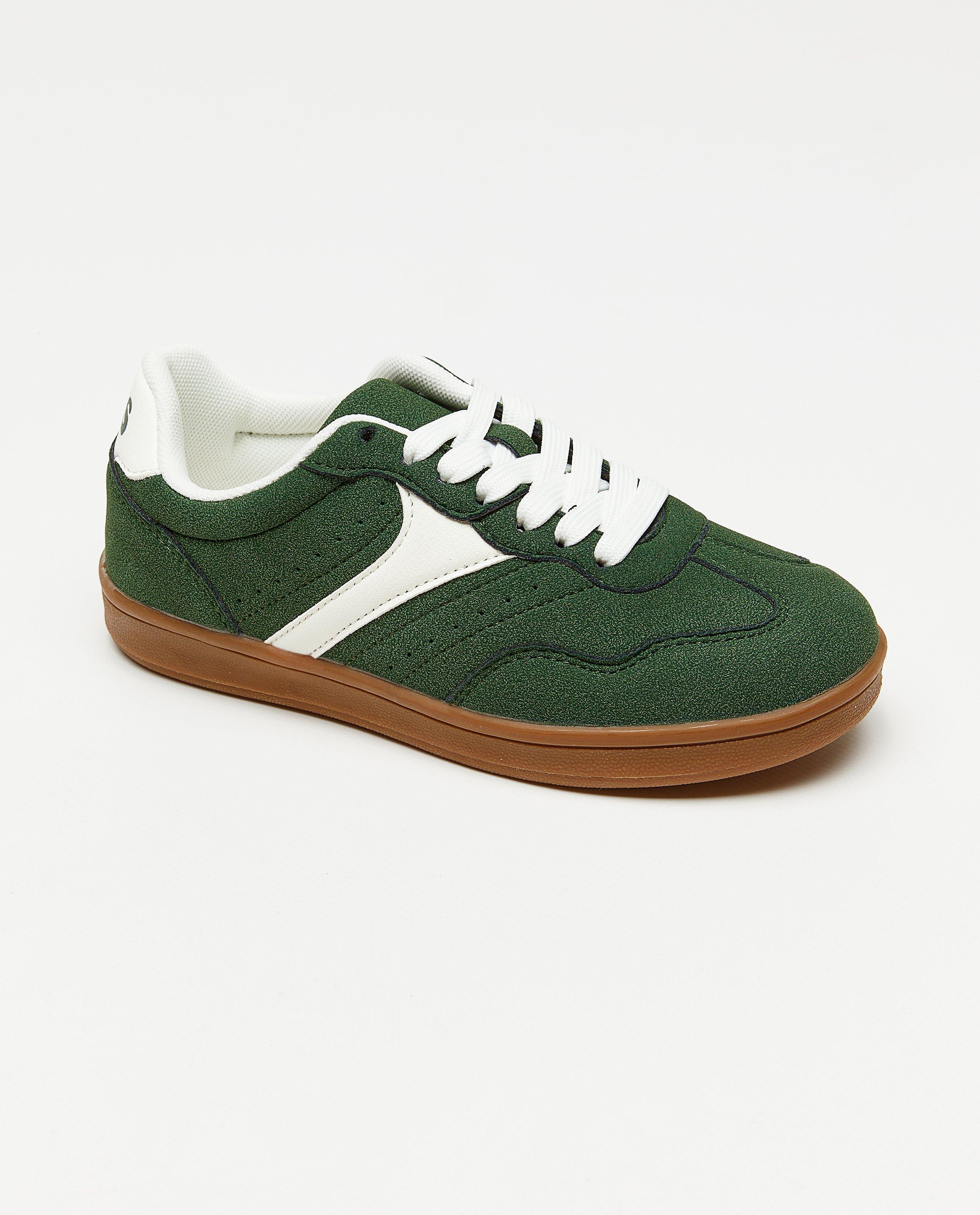 Groene sneakers met color block, 31-39 - Product Detail - khaki - afbeelding nummer 1