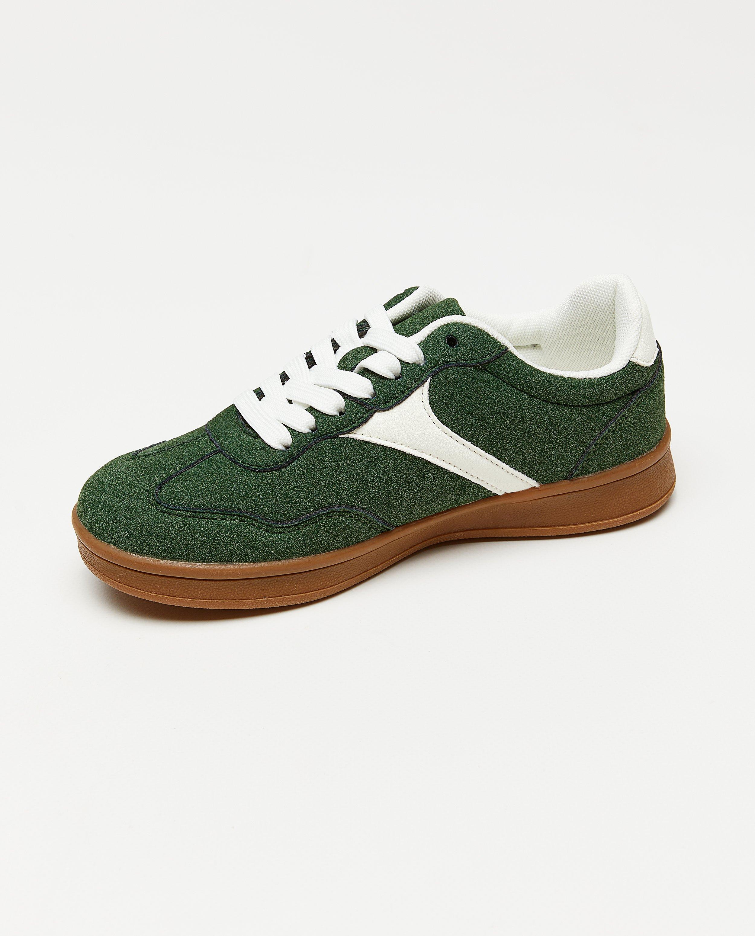 Groene sneakers met color block, 31-39 - Product Detail - khaki - afbeelding nummer 2