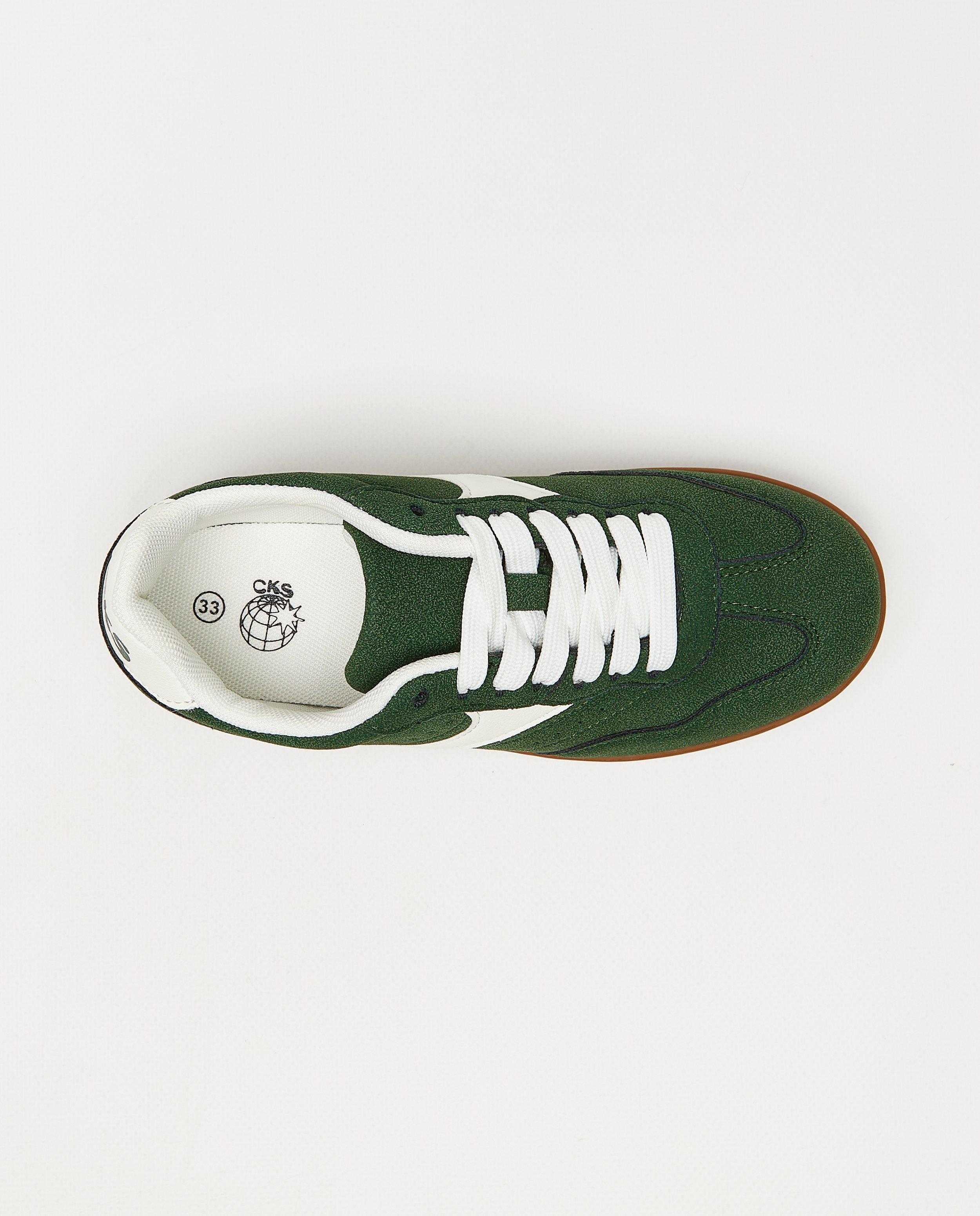 Groene sneakers met color block, 31-39 - Product Detail - khaki - afbeelding nummer 3