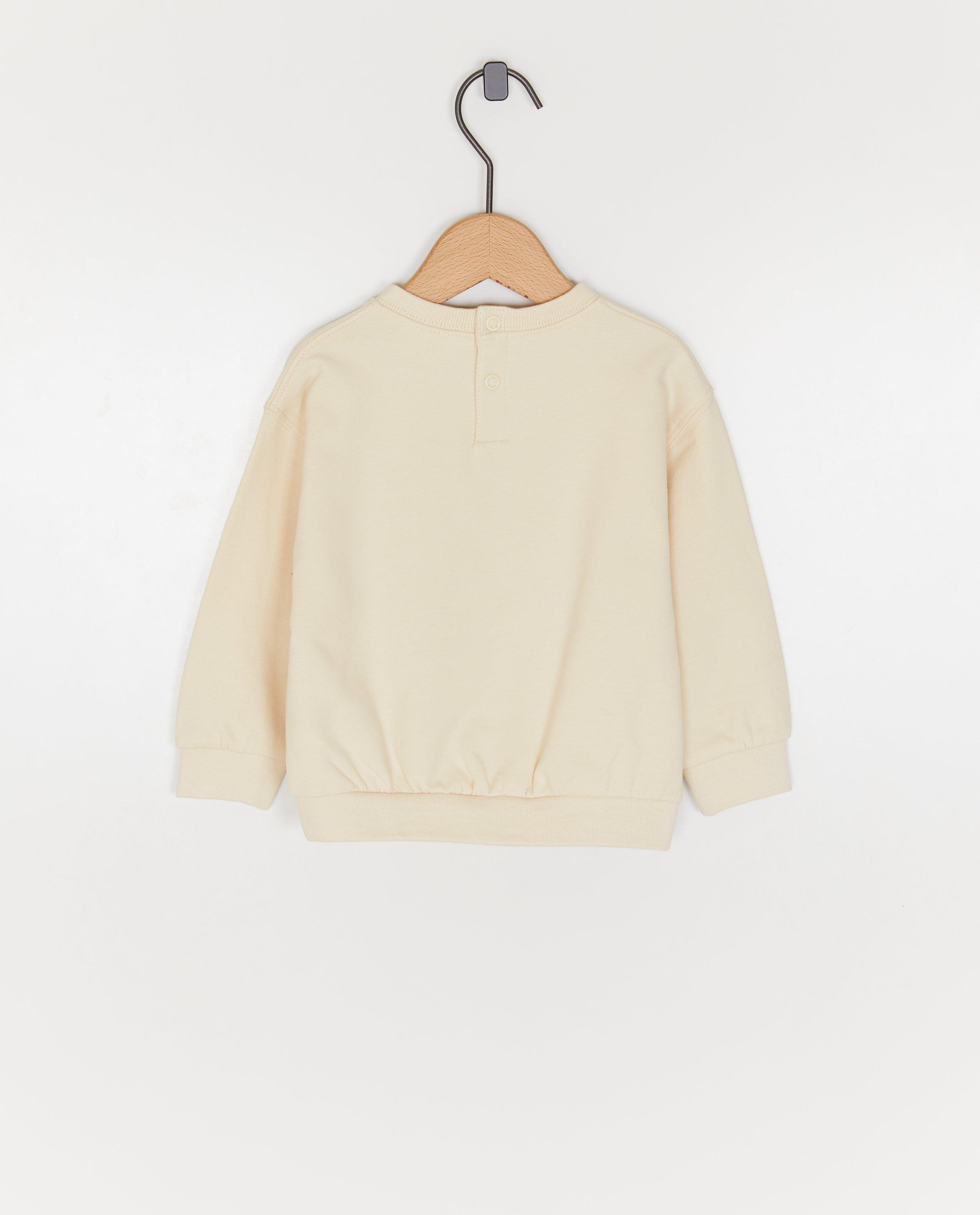 Sweaters - Sweater met geborduurde smiley, loose fit