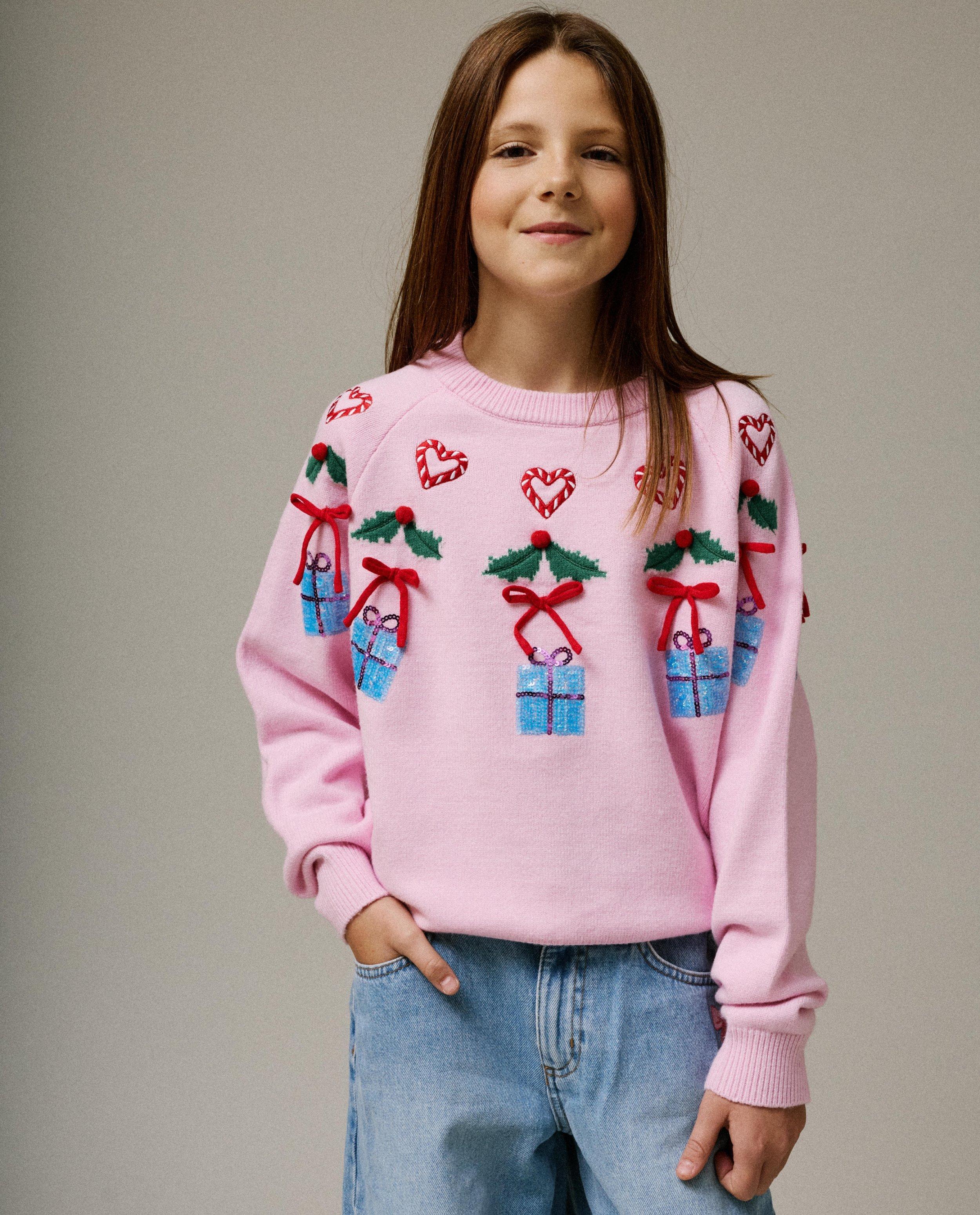 Pulls - Pull de Noël avec petits nœuds