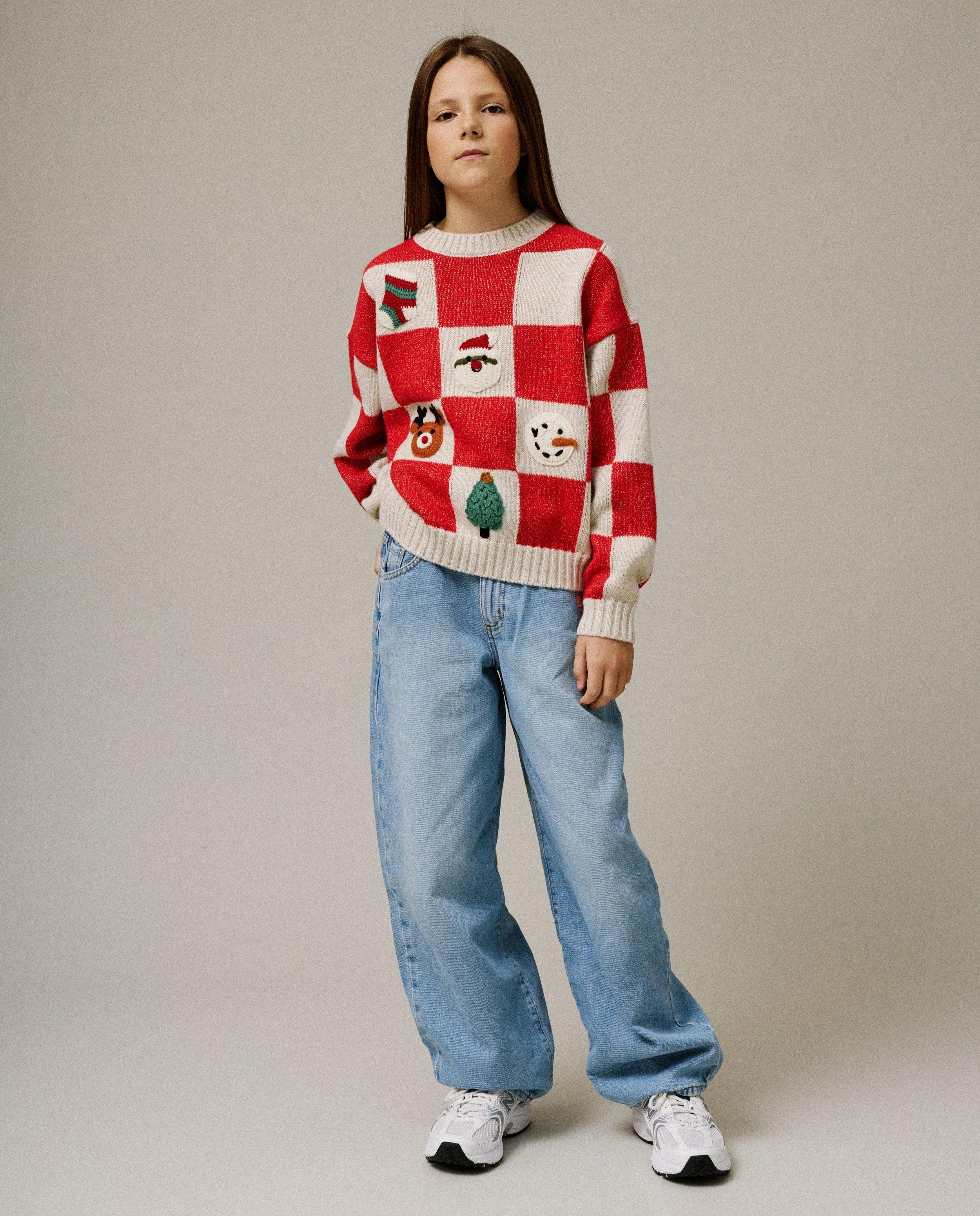 Pulls - Pull de Noël avec motifs au crochet