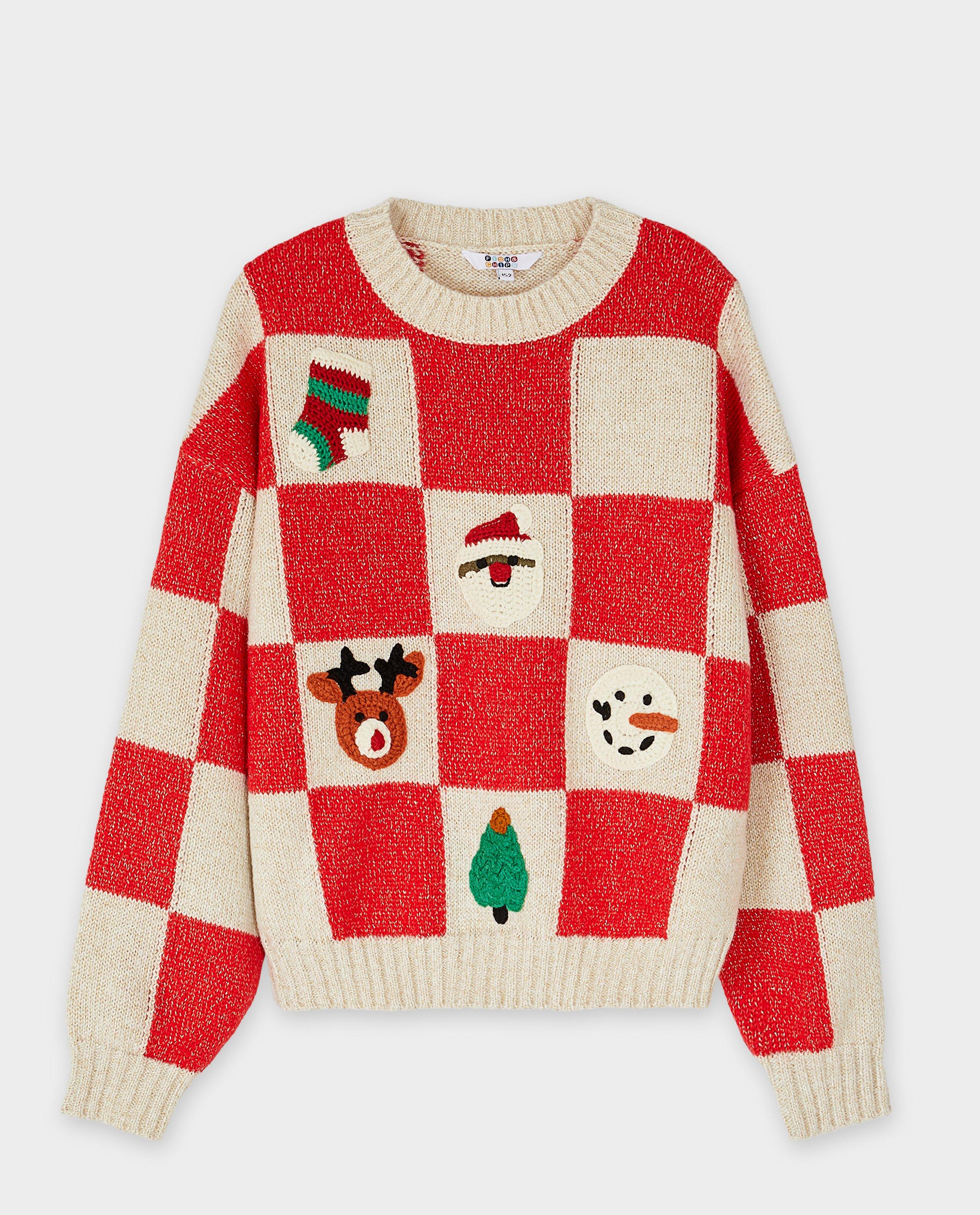 Pulls - Pull de Noël avec motifs au crochet