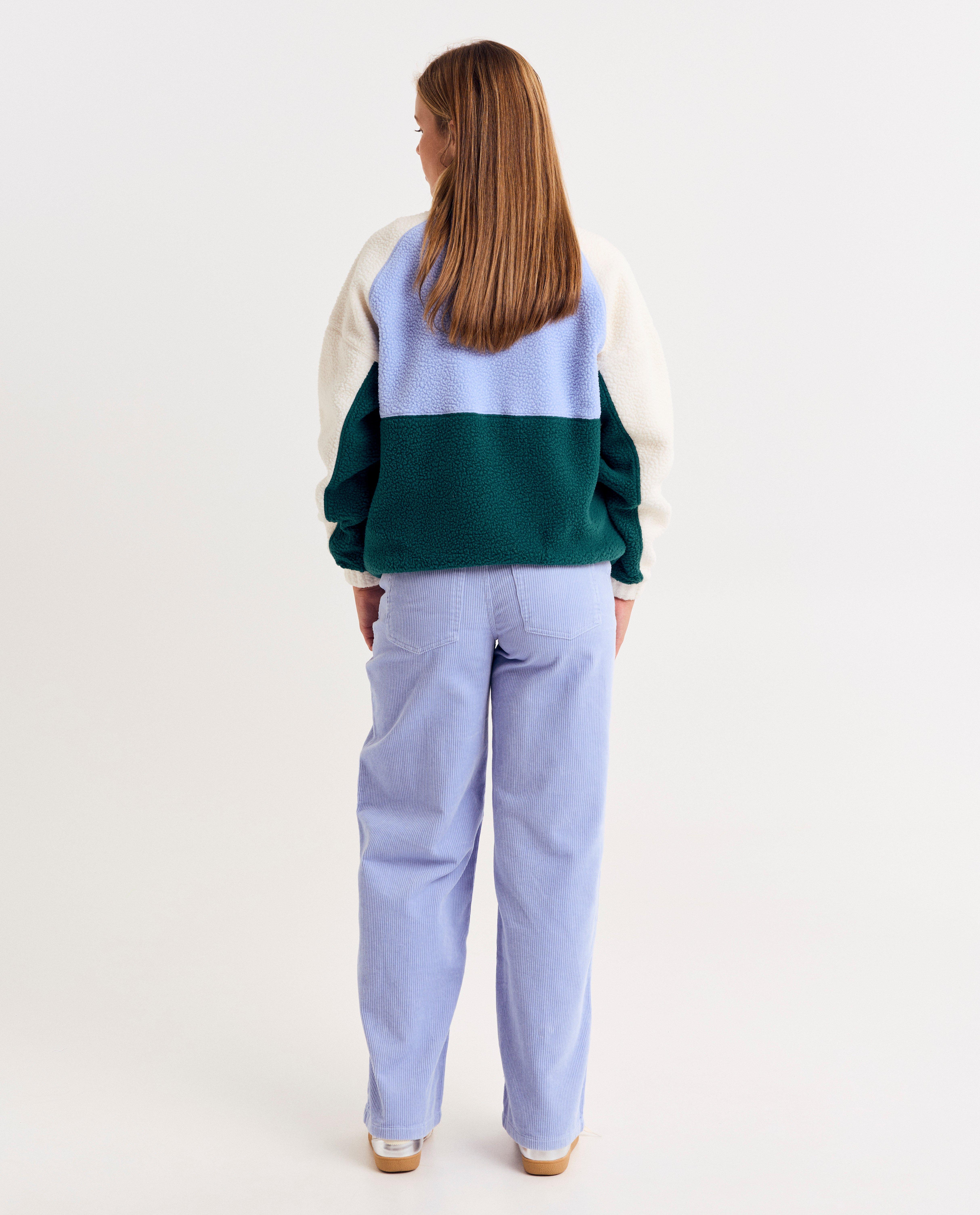 Teddy sweater met color block - Product Detail - khaki - afbeelding nummer 3