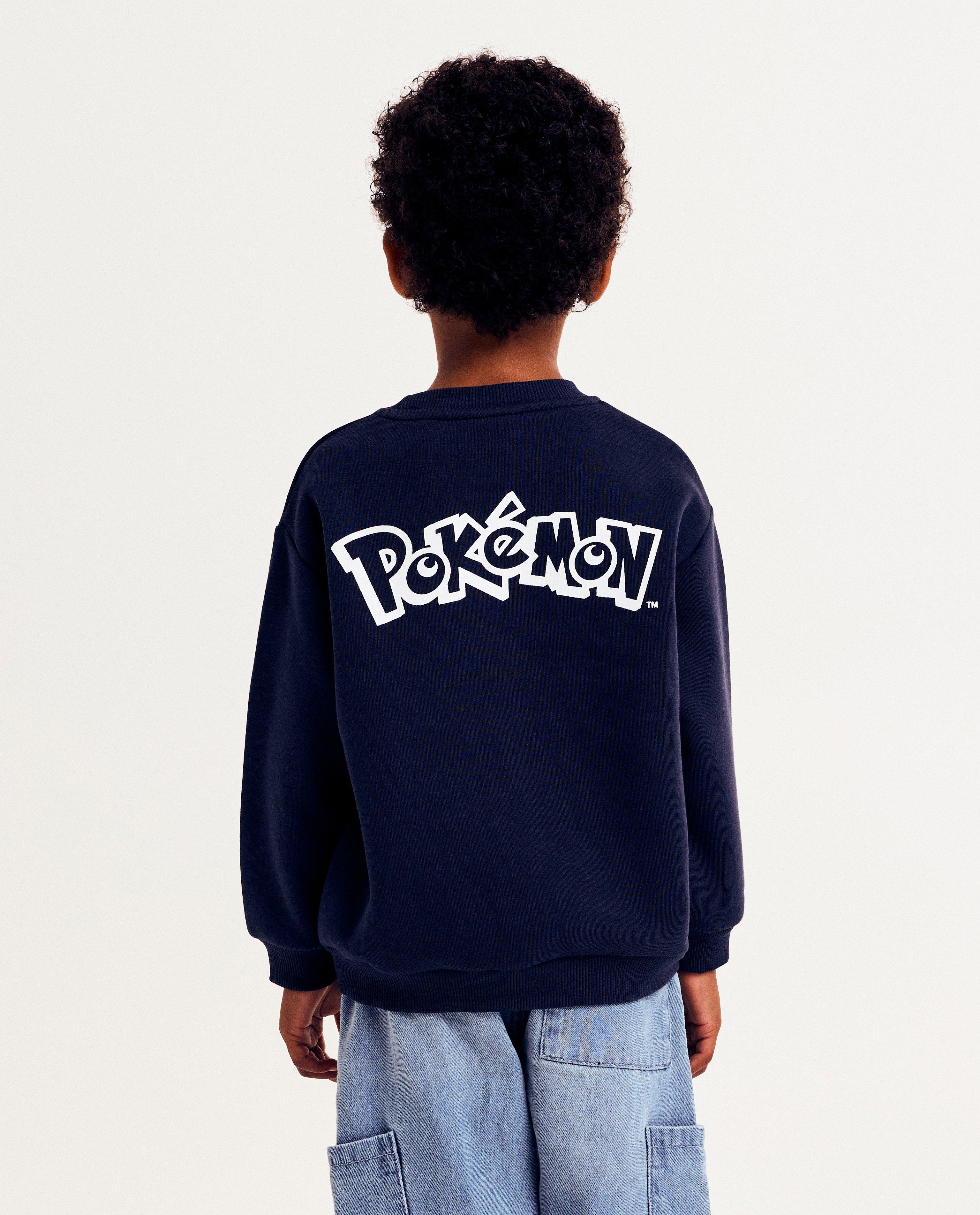 Sweater met backprint Pokémon