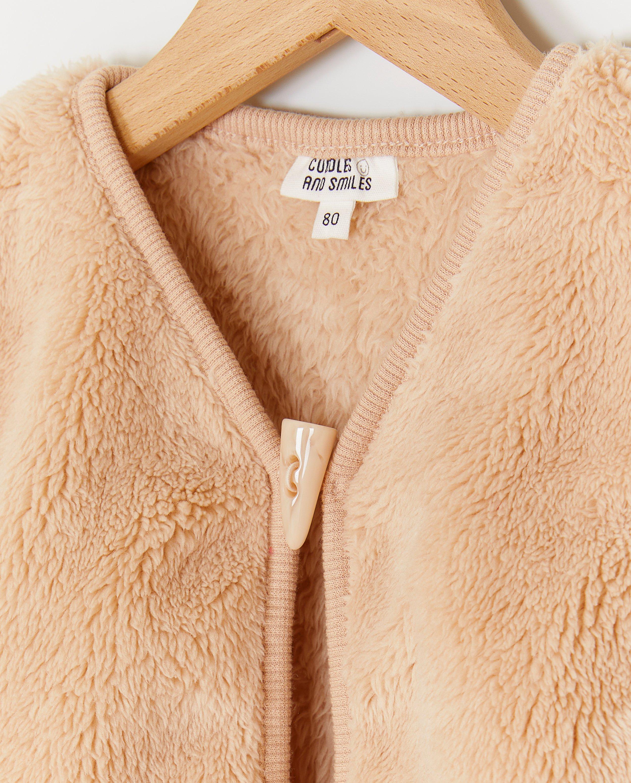 Blazers - Teddy vest, loose fit