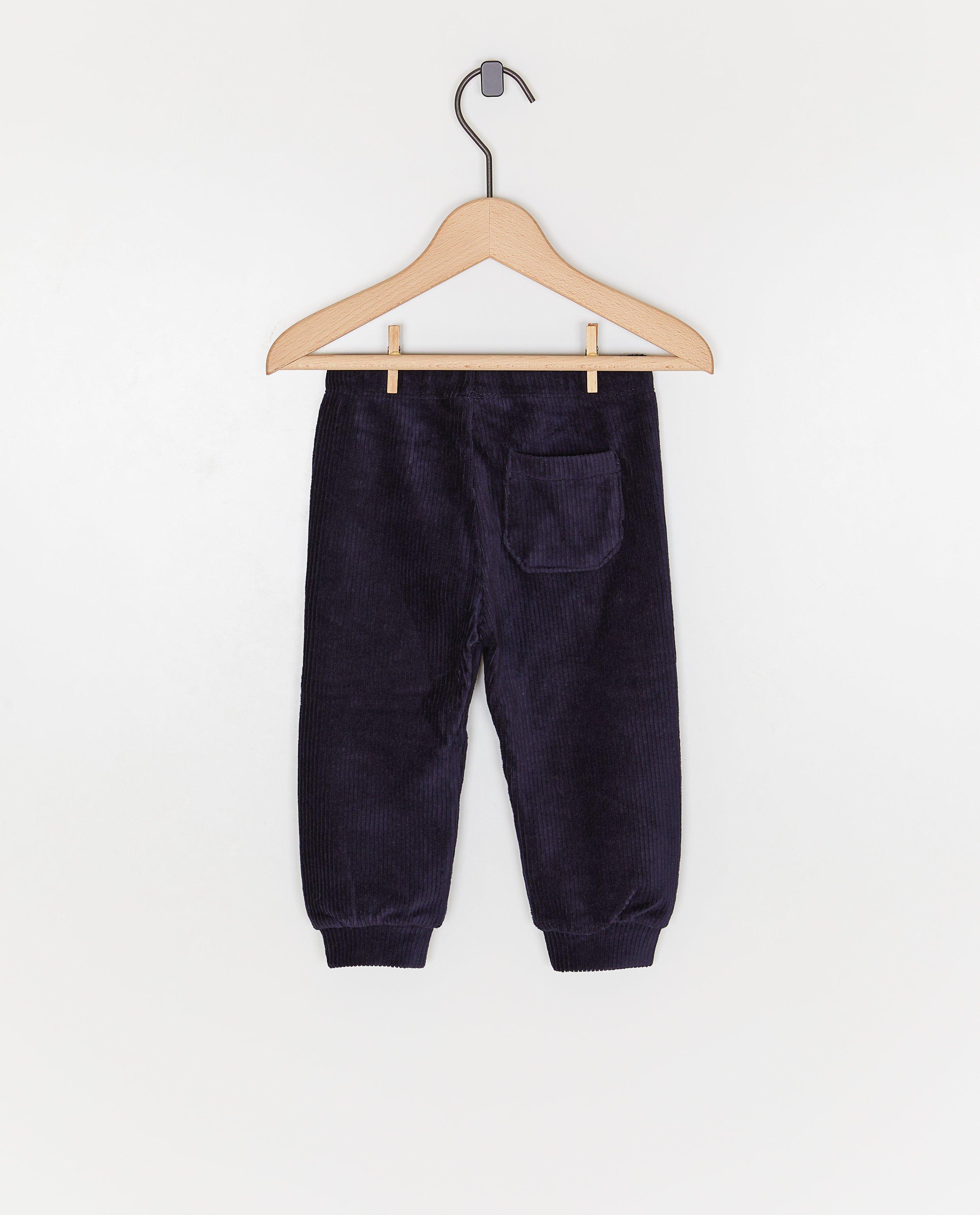 Pantalons - Pantalon en velours côtelé fin