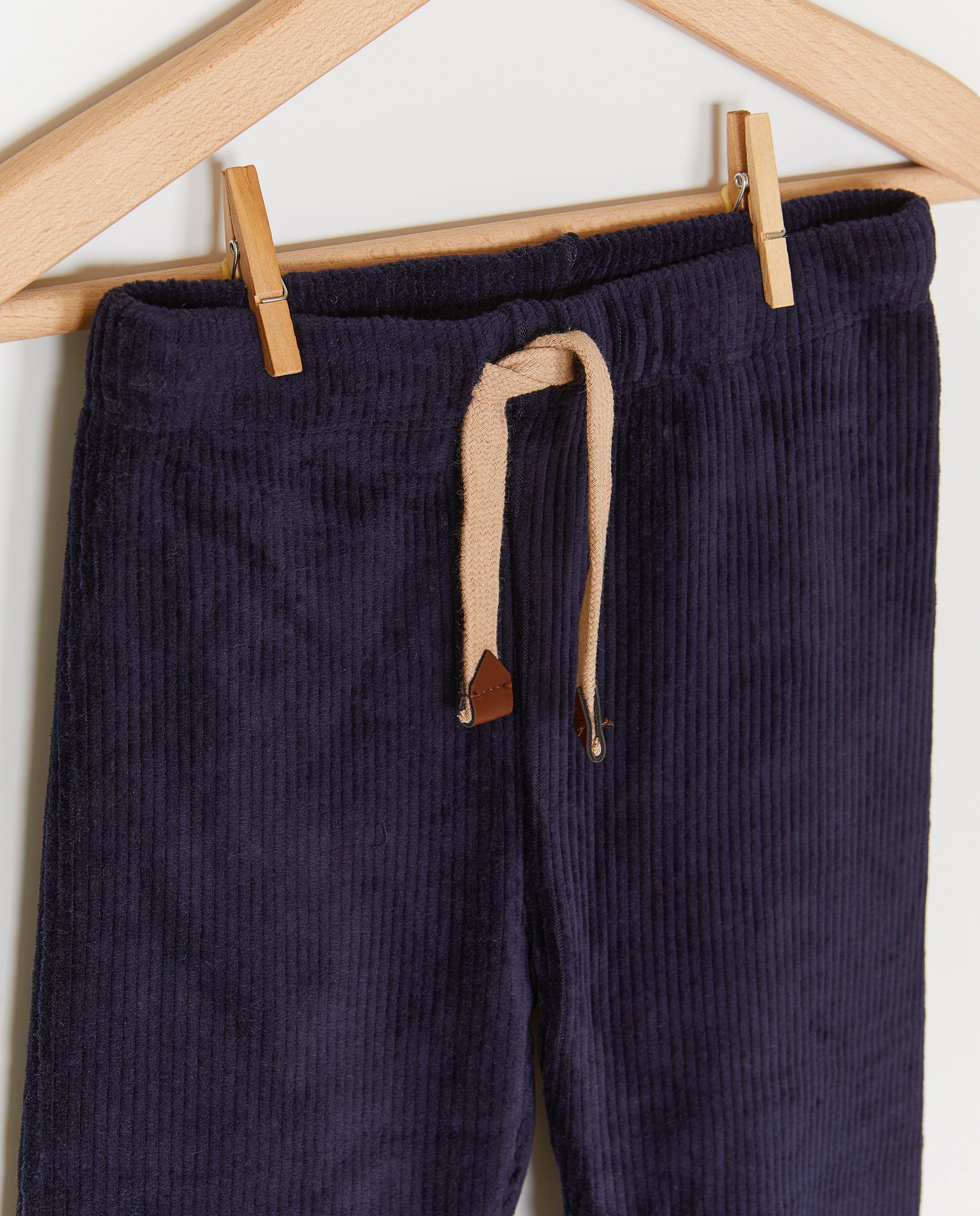 Pantalons - Pantalon en velours côtelé fin