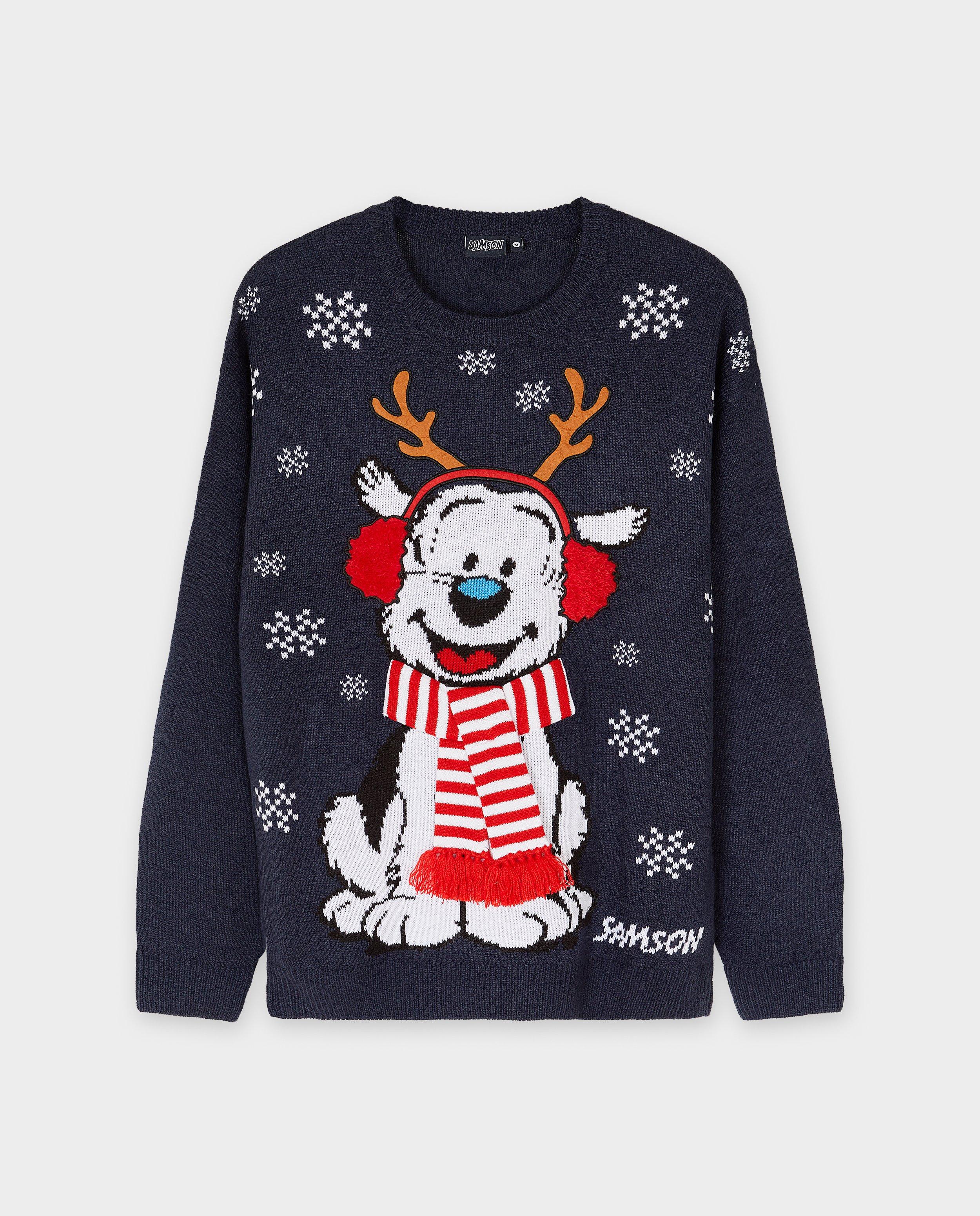 Truien - Kersttrui met print Samson, unisex, XS-XL