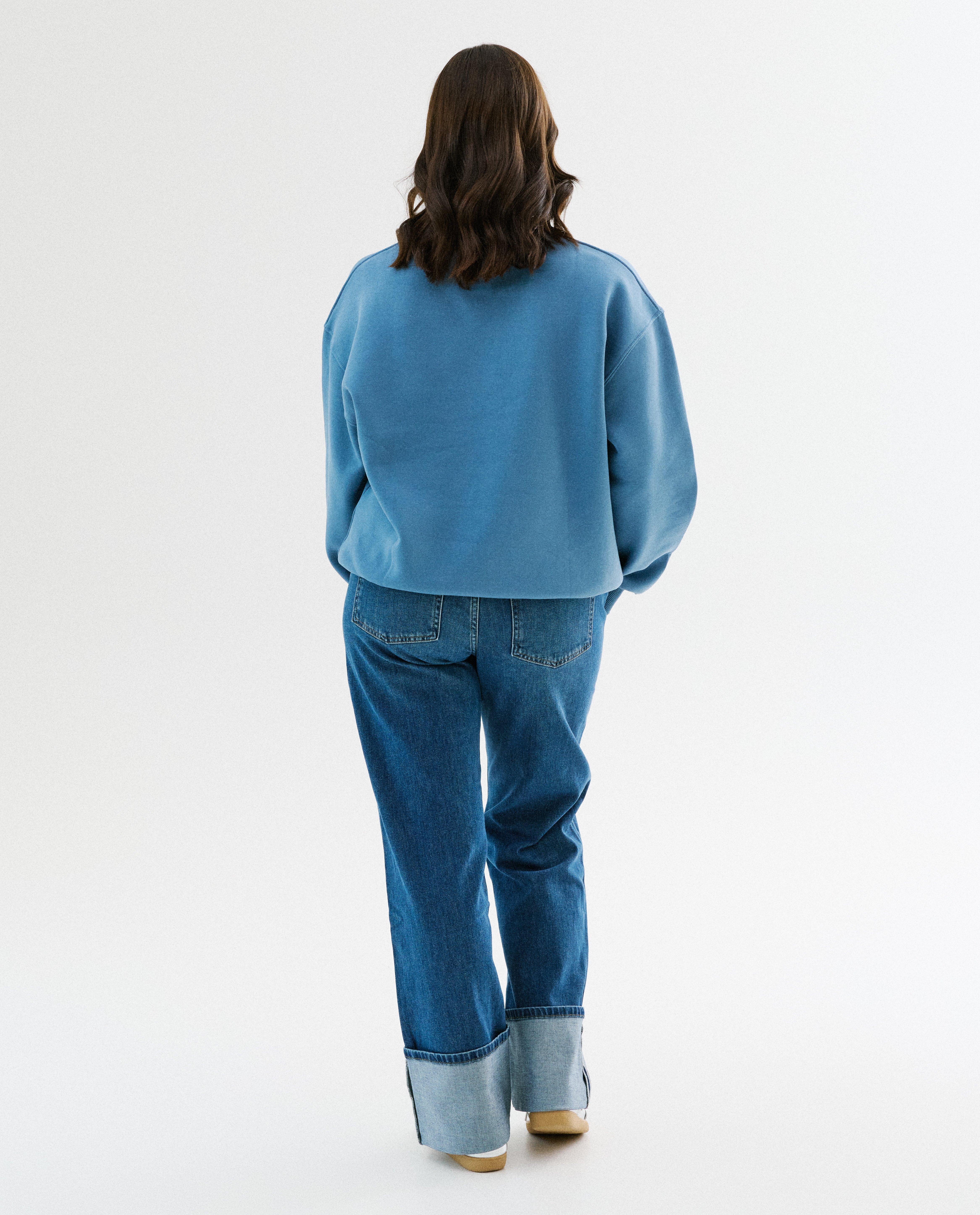 Sweater met geborduurd logo Spring, unisex, XS-XXL - Product Detail - blauw - afbeelding nummer 5