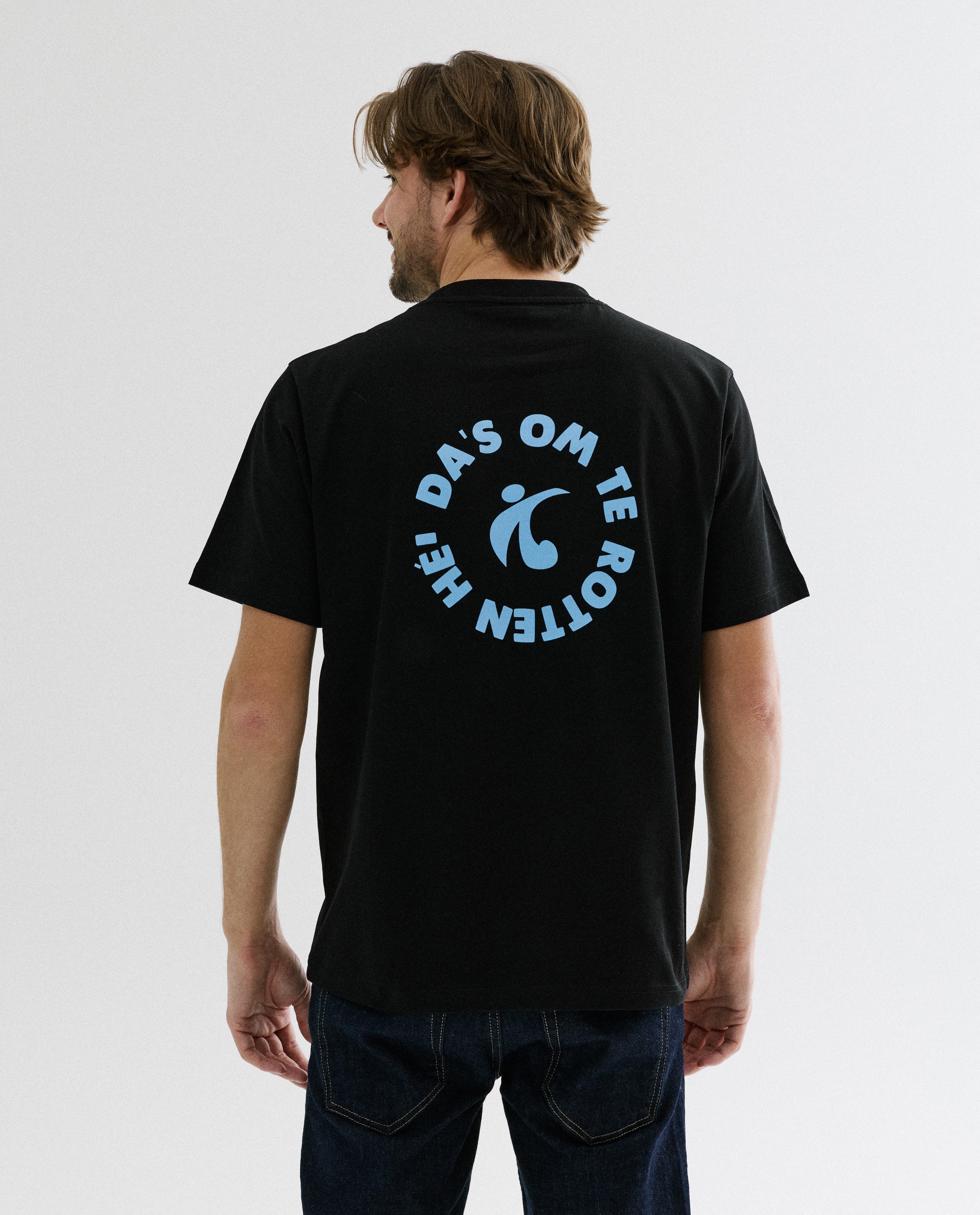 T-shirt met backprint Spring, unisex, XS-XXL - Product Detail - zwart - afbeelding nummer 2