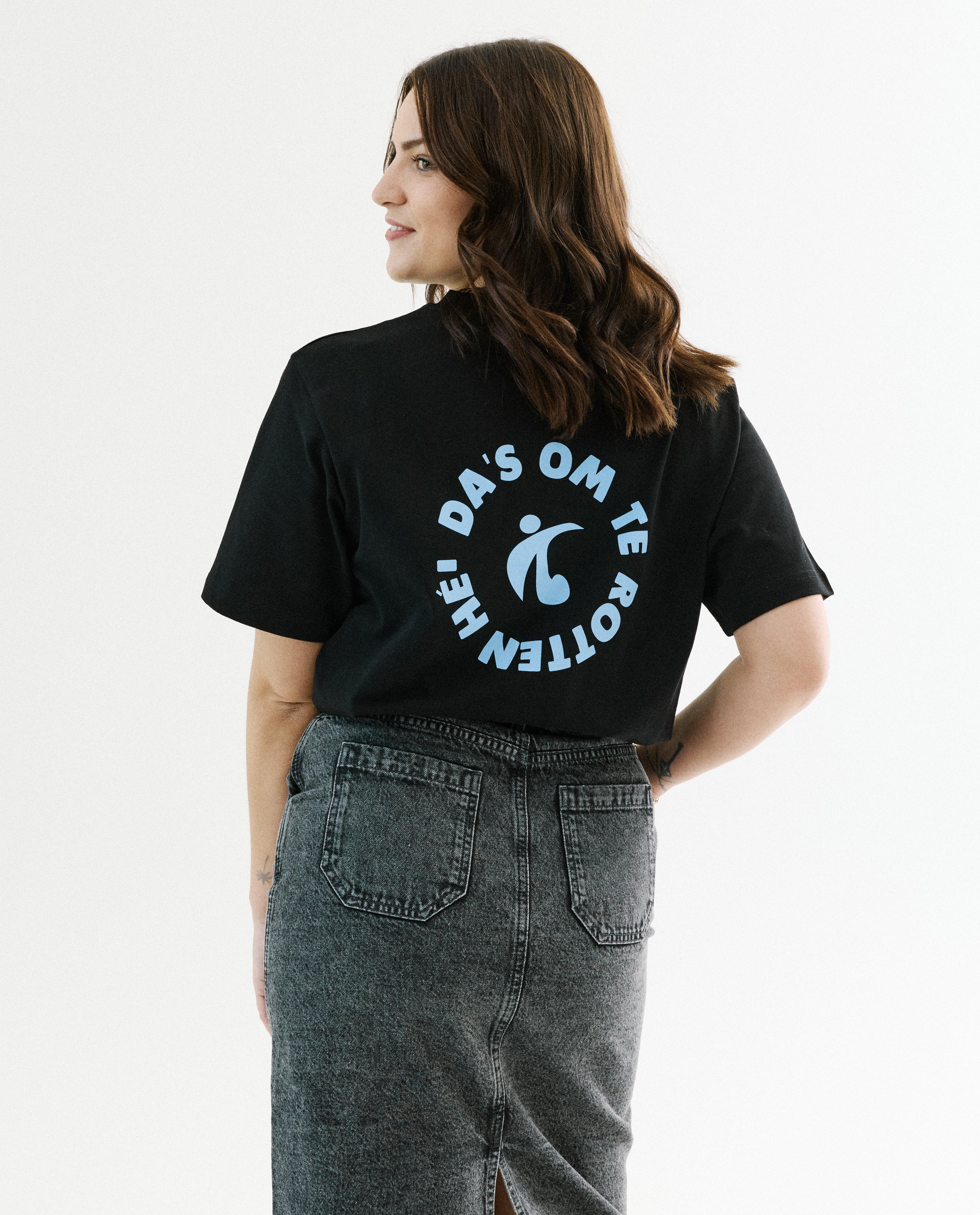 T-shirt met backprint Spring, unisex, XS-XXL - Product Detail - zwart - afbeelding nummer 3