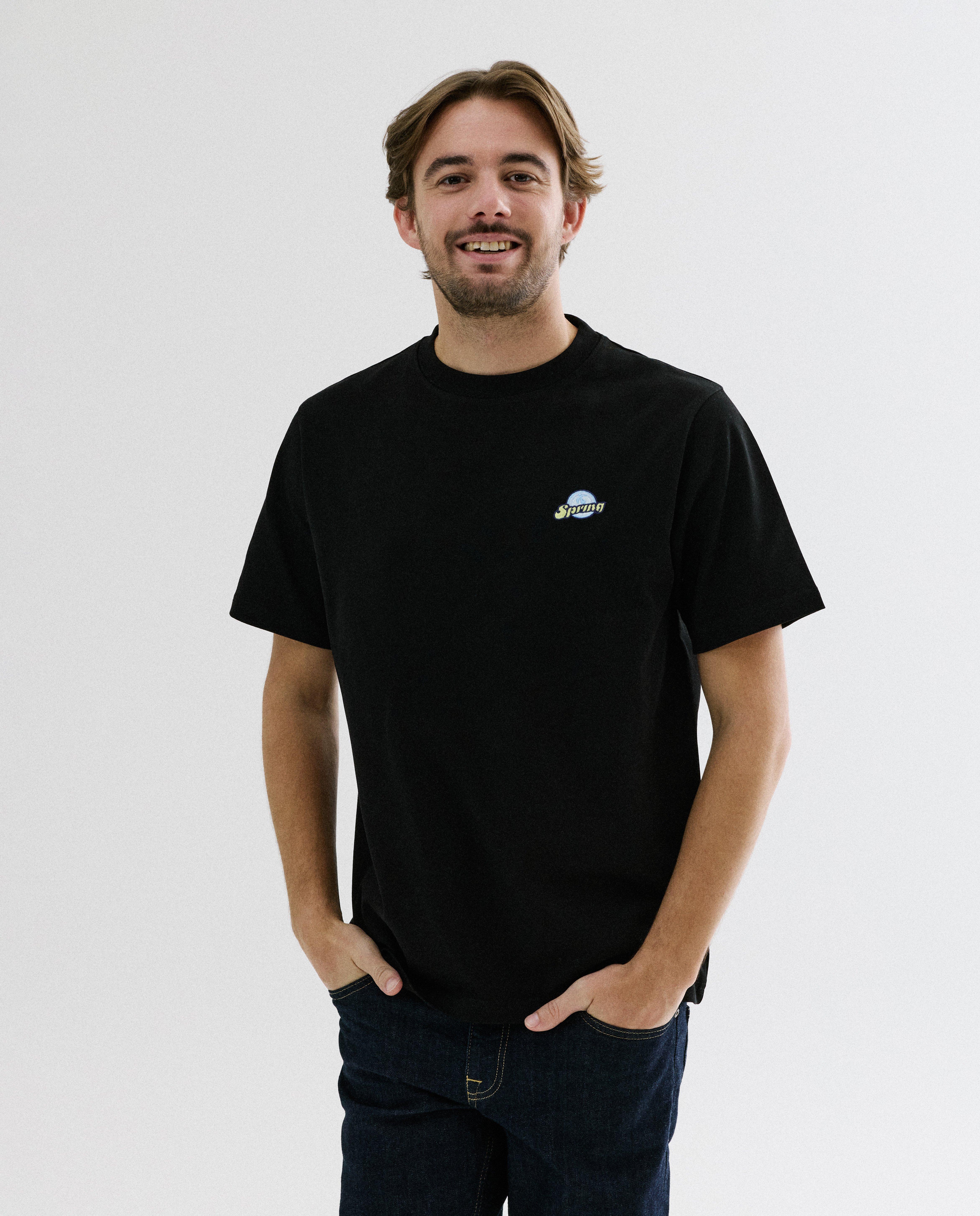 T-shirt met backprint Spring, unisex, XS-XXL - Product Detail - zwart - afbeelding nummer 4