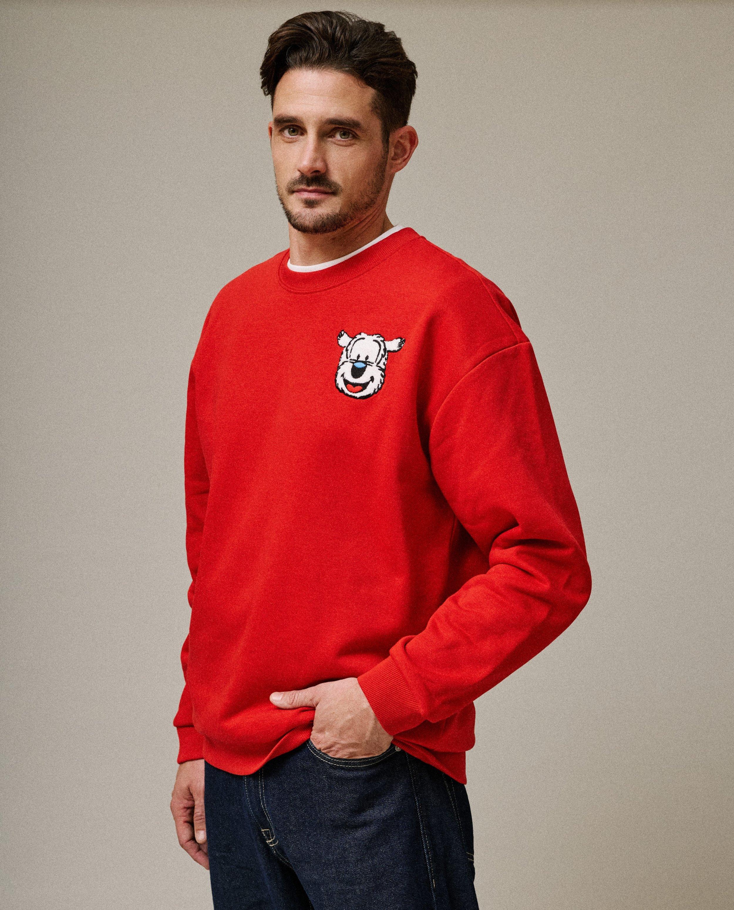 Sweater met geborduurde Samson, loose fit, unisex, XS-XL