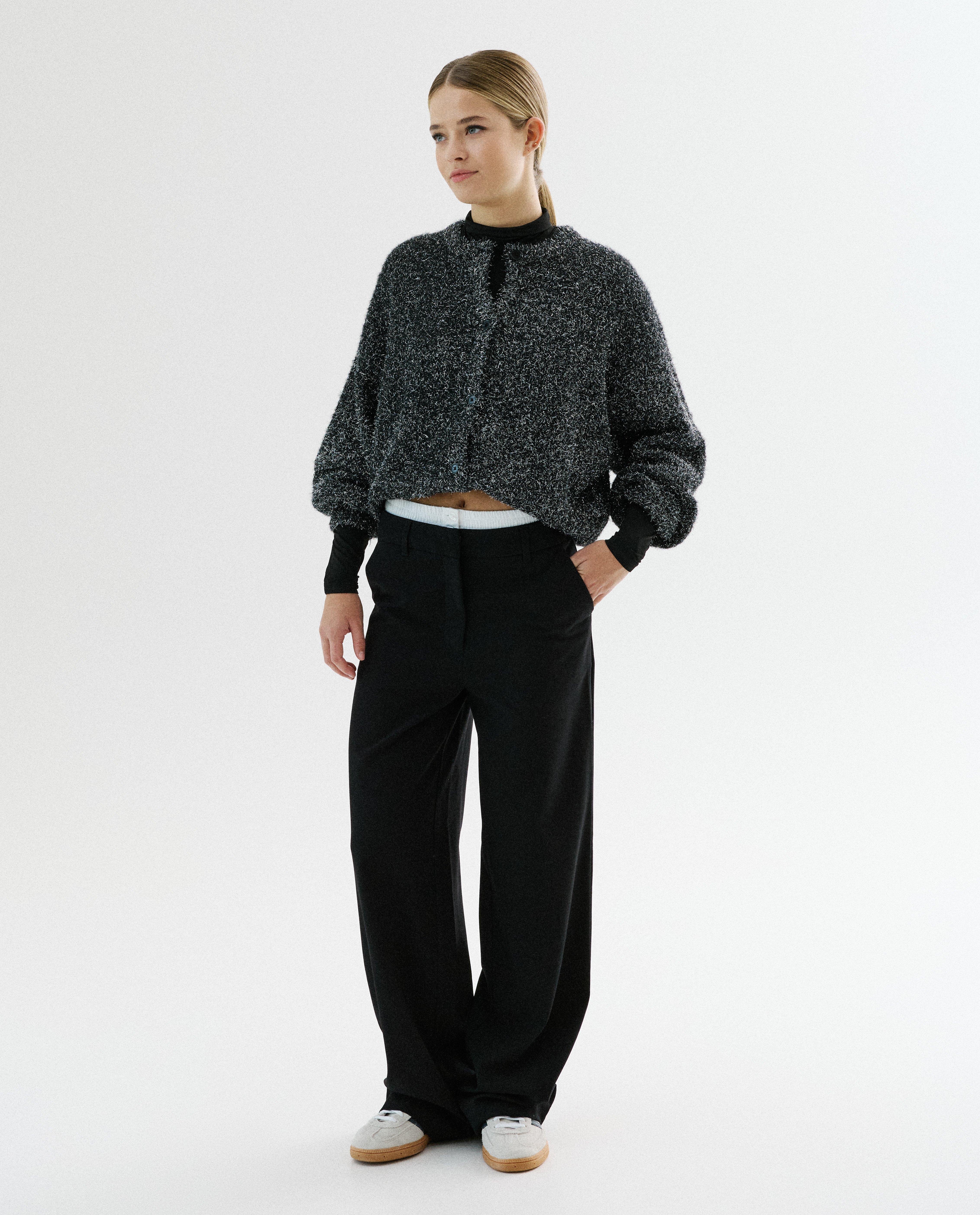 Cardigan met glitter - Product Detail - zwart - afbeelding nummer 2