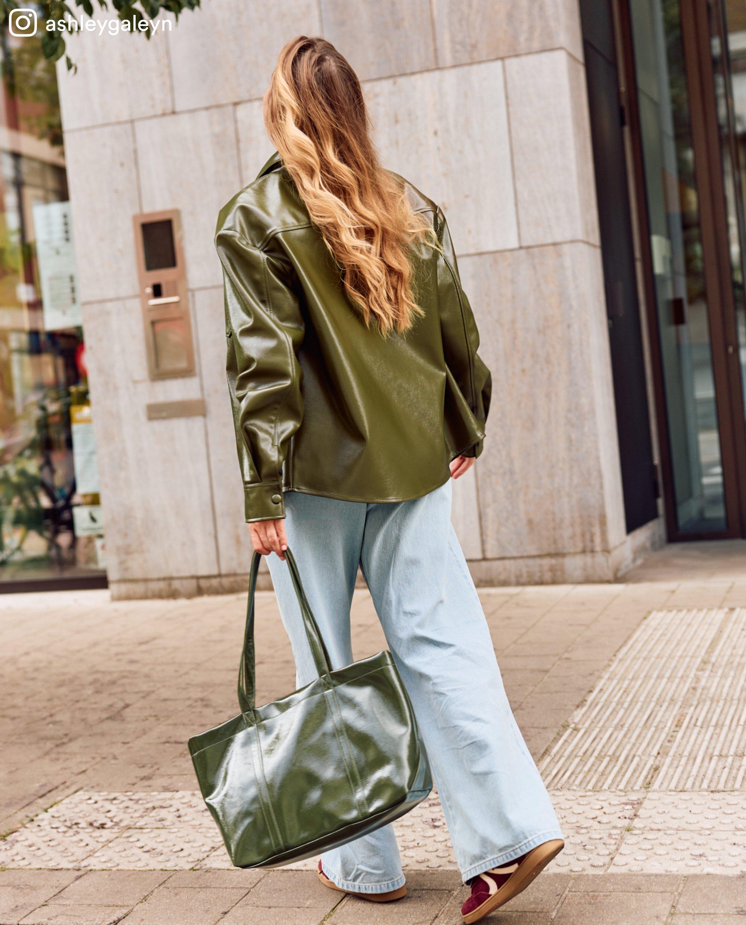 Chemises - Chemisier en faux cuir