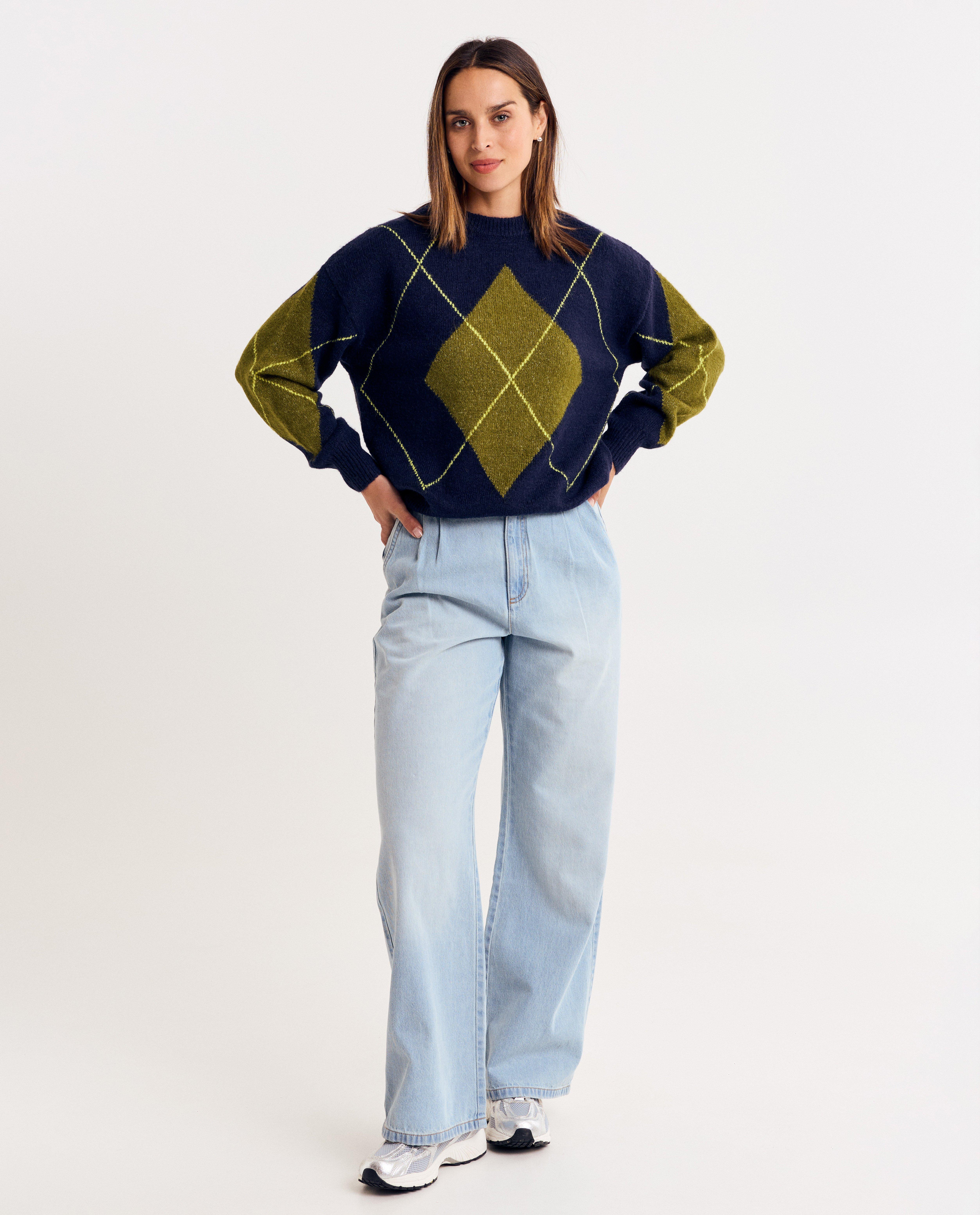 Jean bleu clair, wide fit