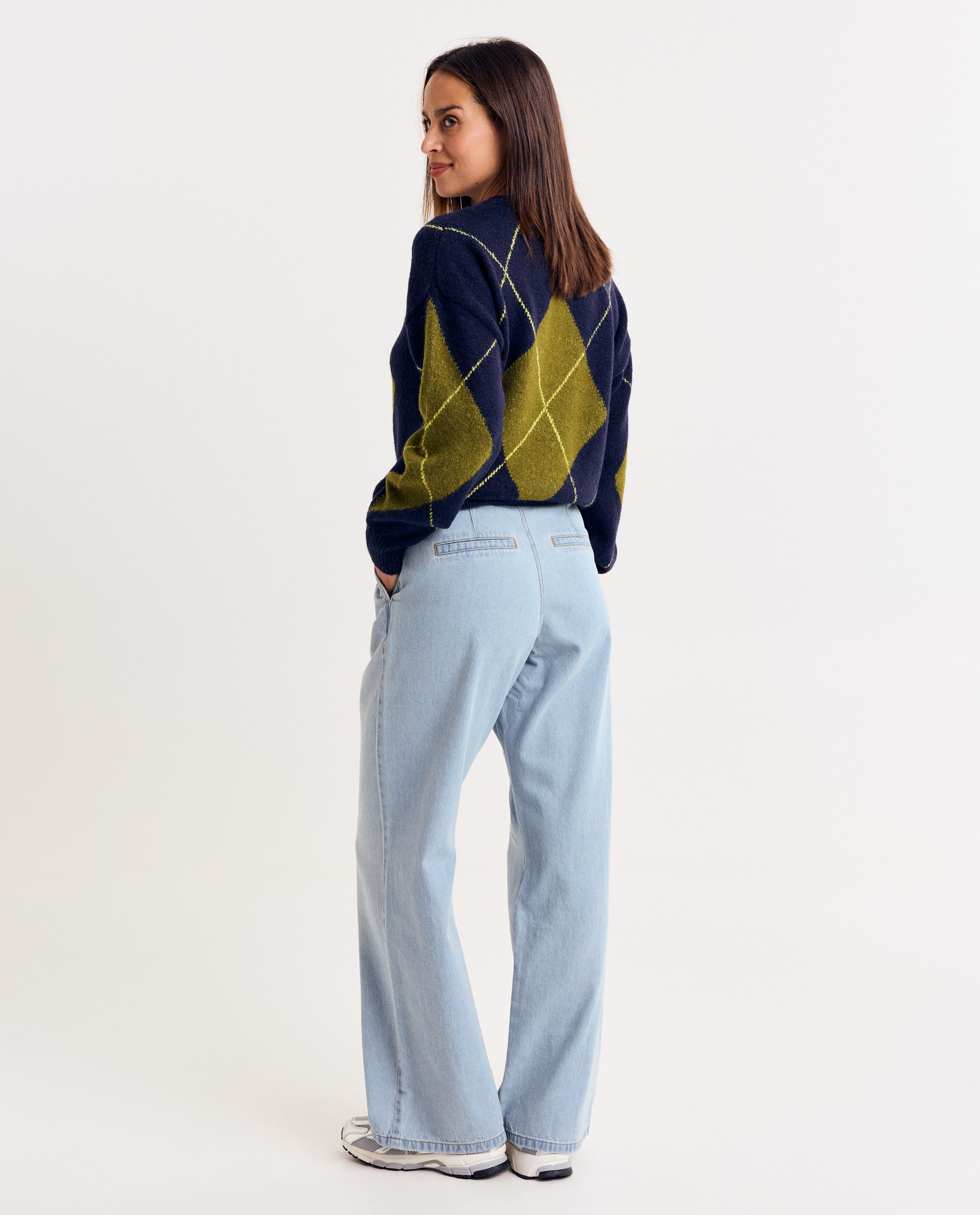 Jeans - Lichtblauwe jeans, wide fit