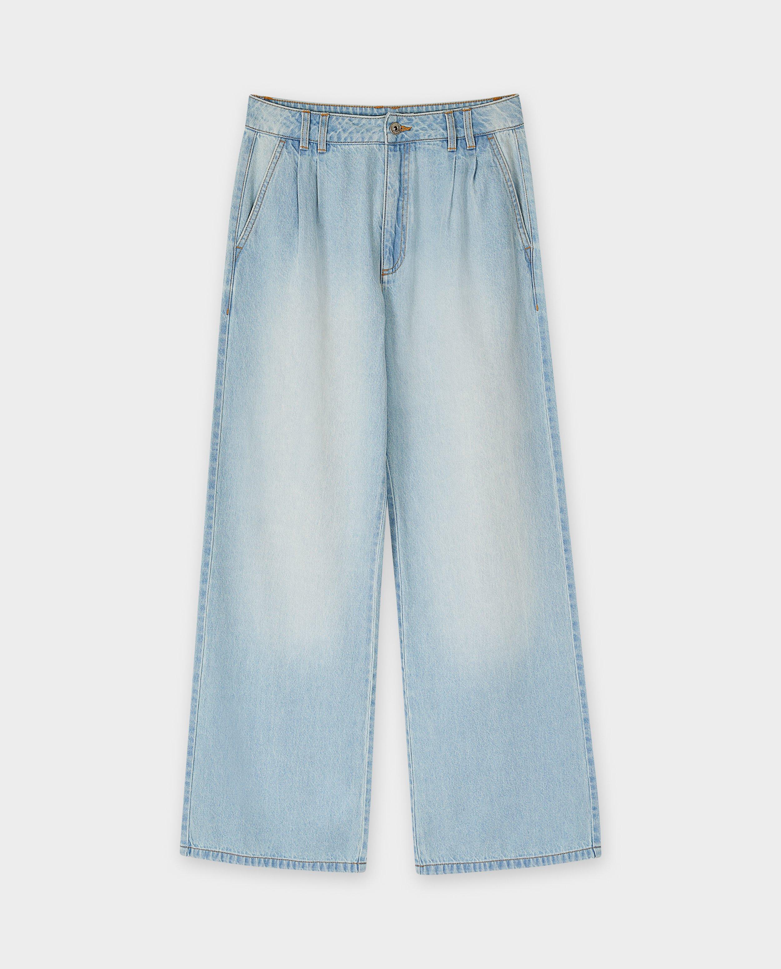 Jeans - Lichtblauwe jeans, wide fit