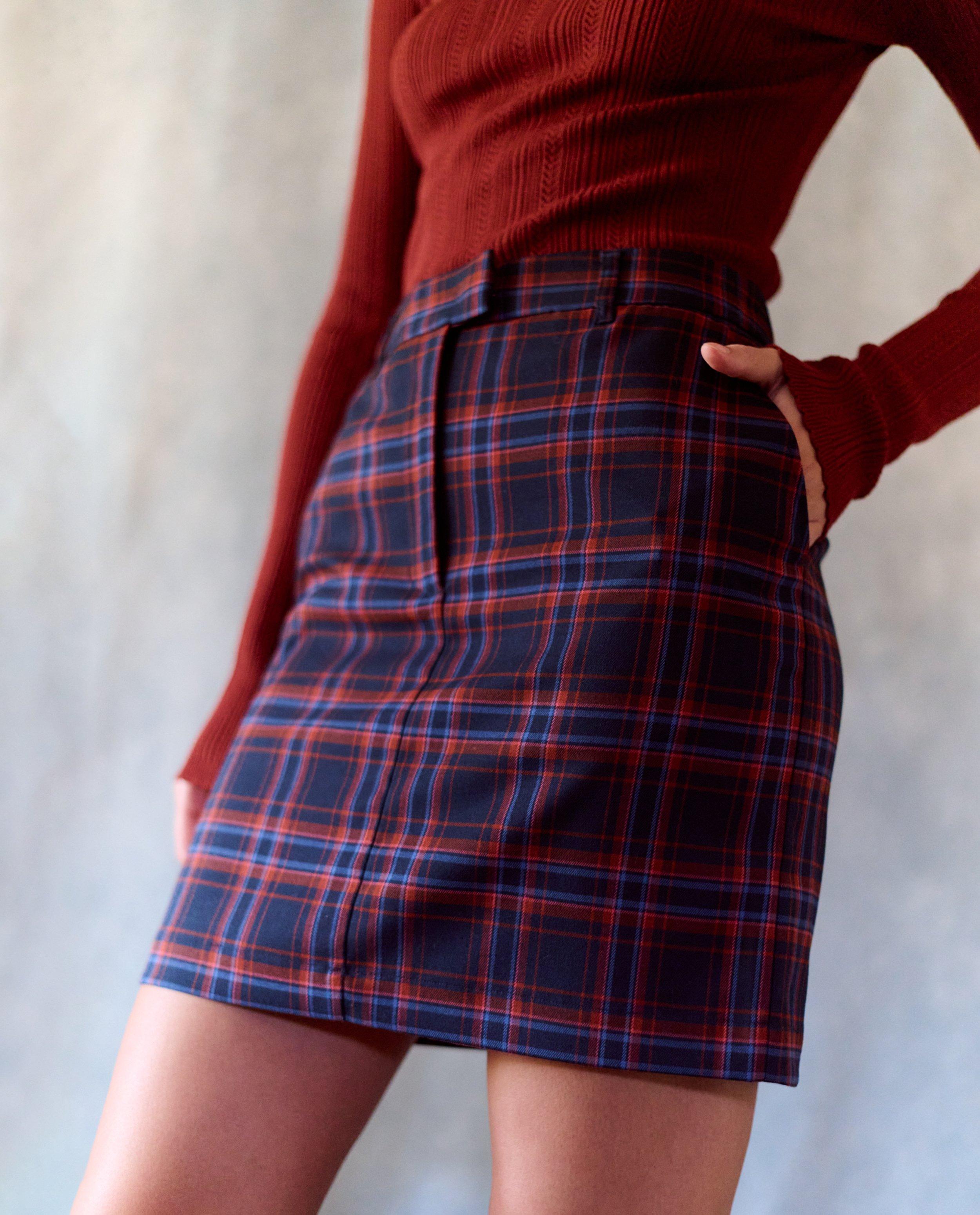 Rok met ruiten - Product Detail - donkerblauw - afbeelding nummer 4