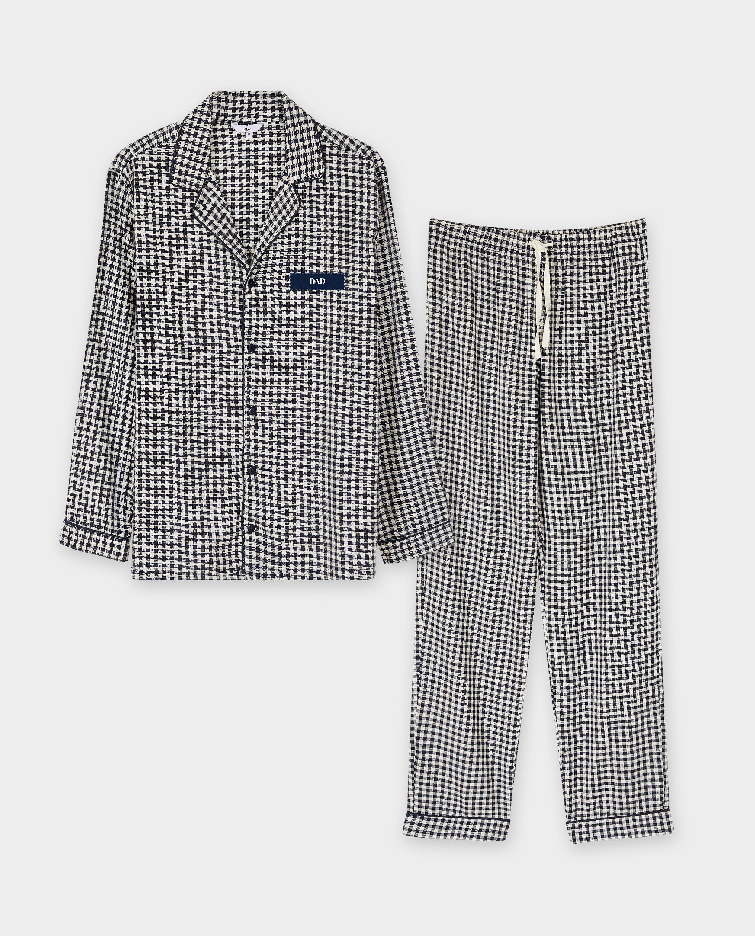 Pyjama personnalisable, hommes, S-XXL - D&eacute;tails du produit - bleu fonc&eacute; - image num&eacute;ro 3