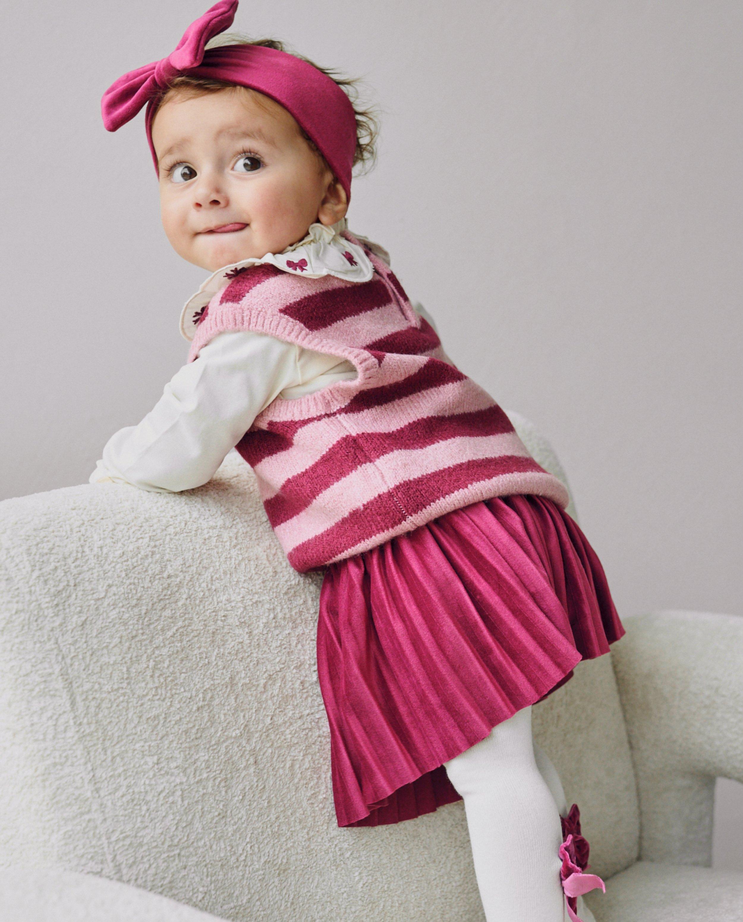 Plooirok van fluweel - Product Detail - oudroze - afbeelding nummer 2