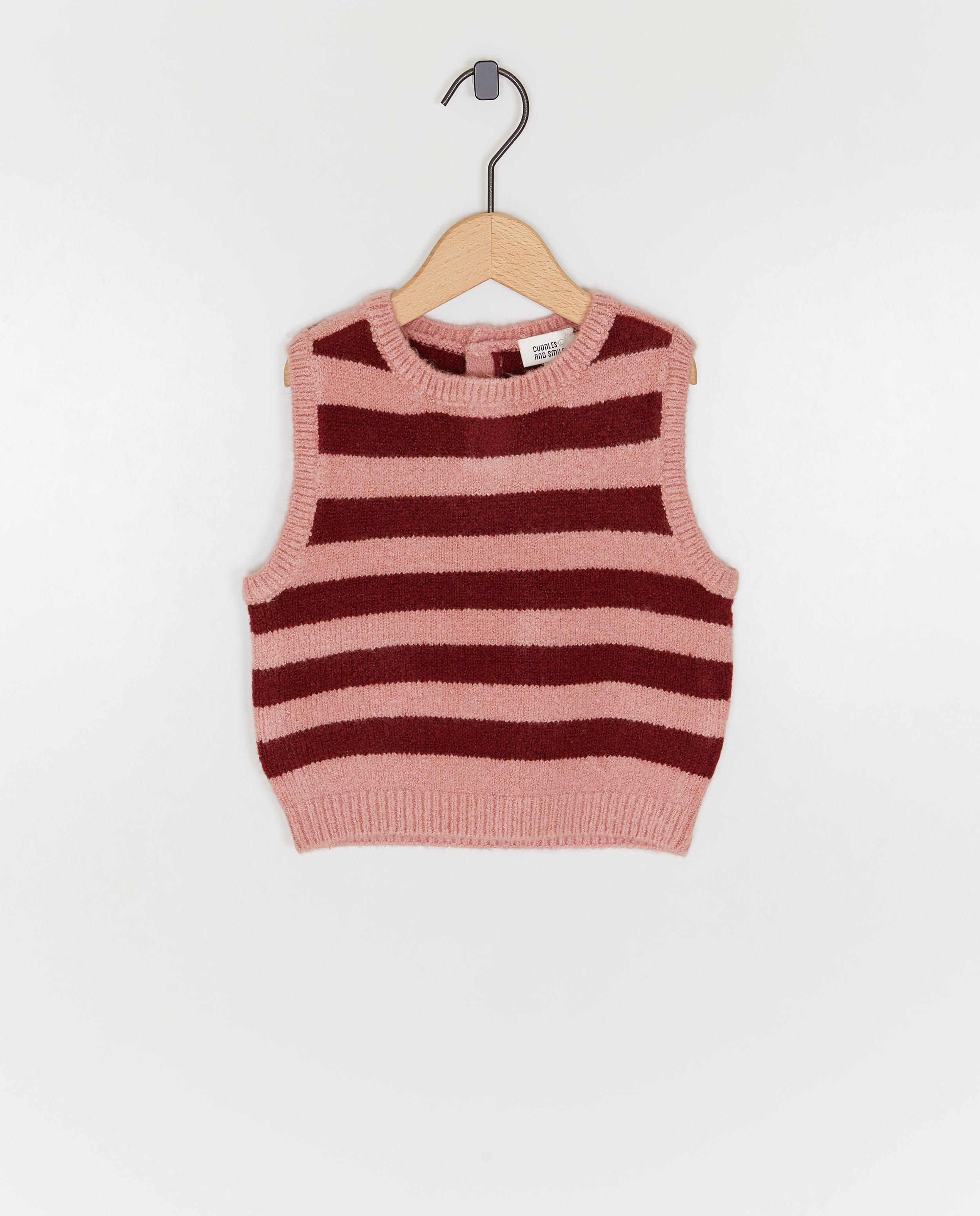 Mouwloze debardeur met strepen - Product Detail - oudroze - afbeelding nummer 4