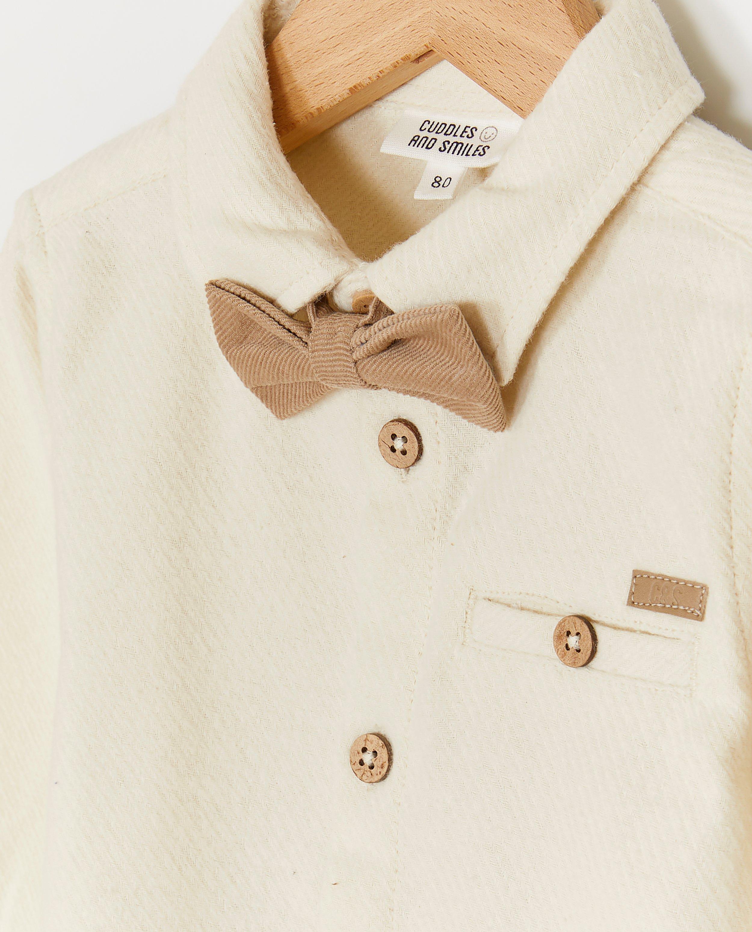 Hemd met afneembare strik - Product Detail - wit - afbeelding nummer 3