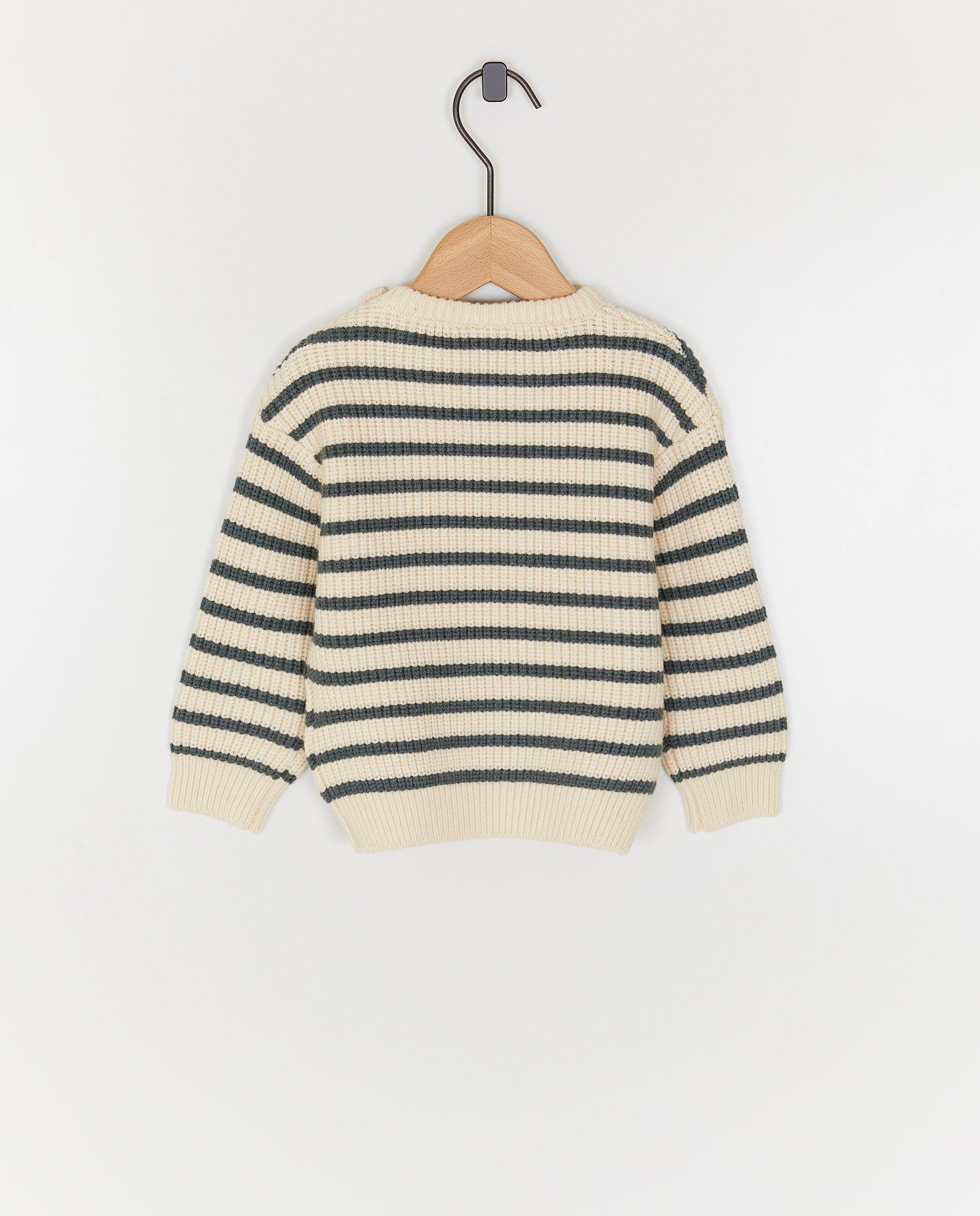 Trui met strepen - Product Detail - khaki - afbeelding nummer 4