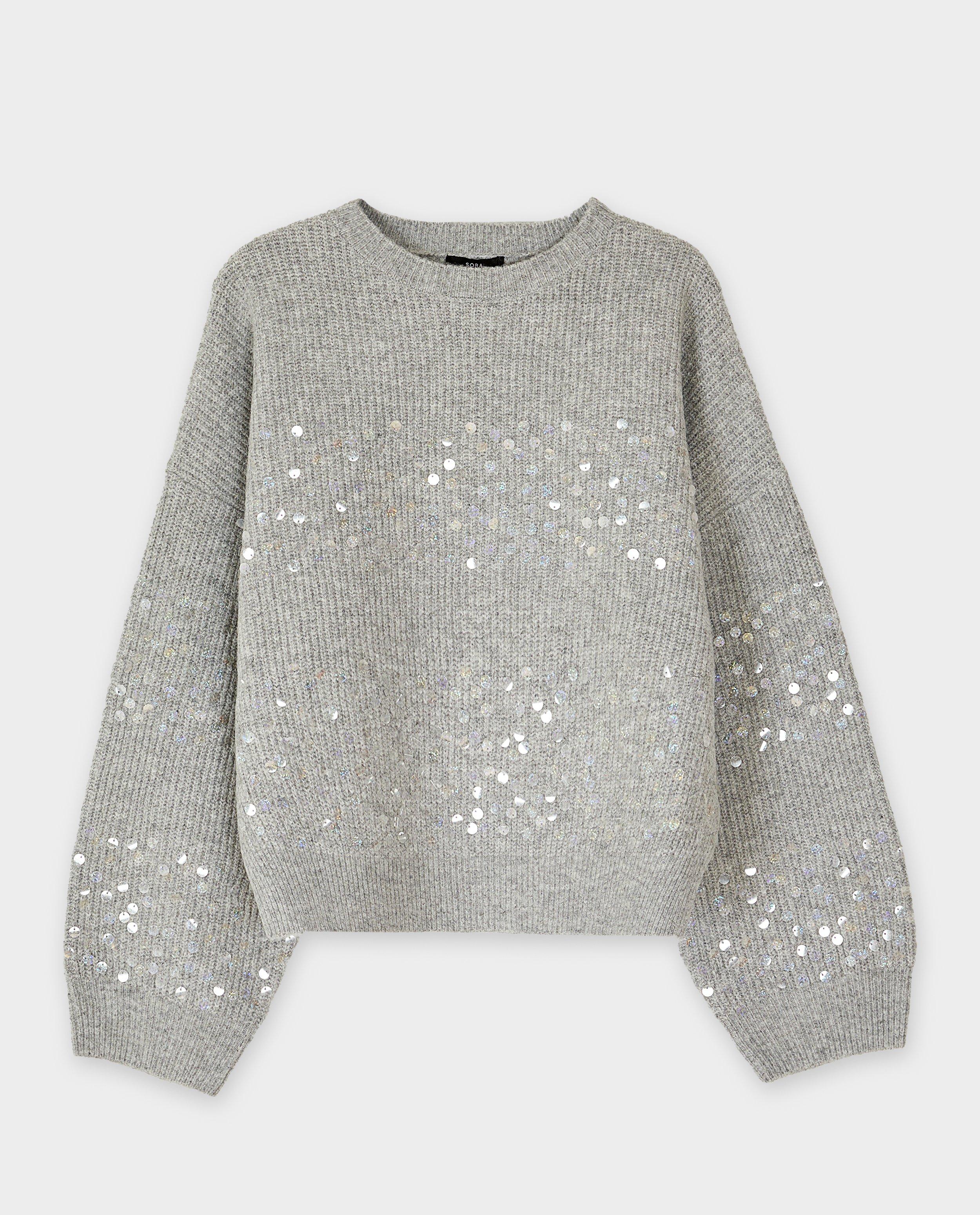 Trui met pailletten - Product Detail - grijs - afbeelding nummer 7