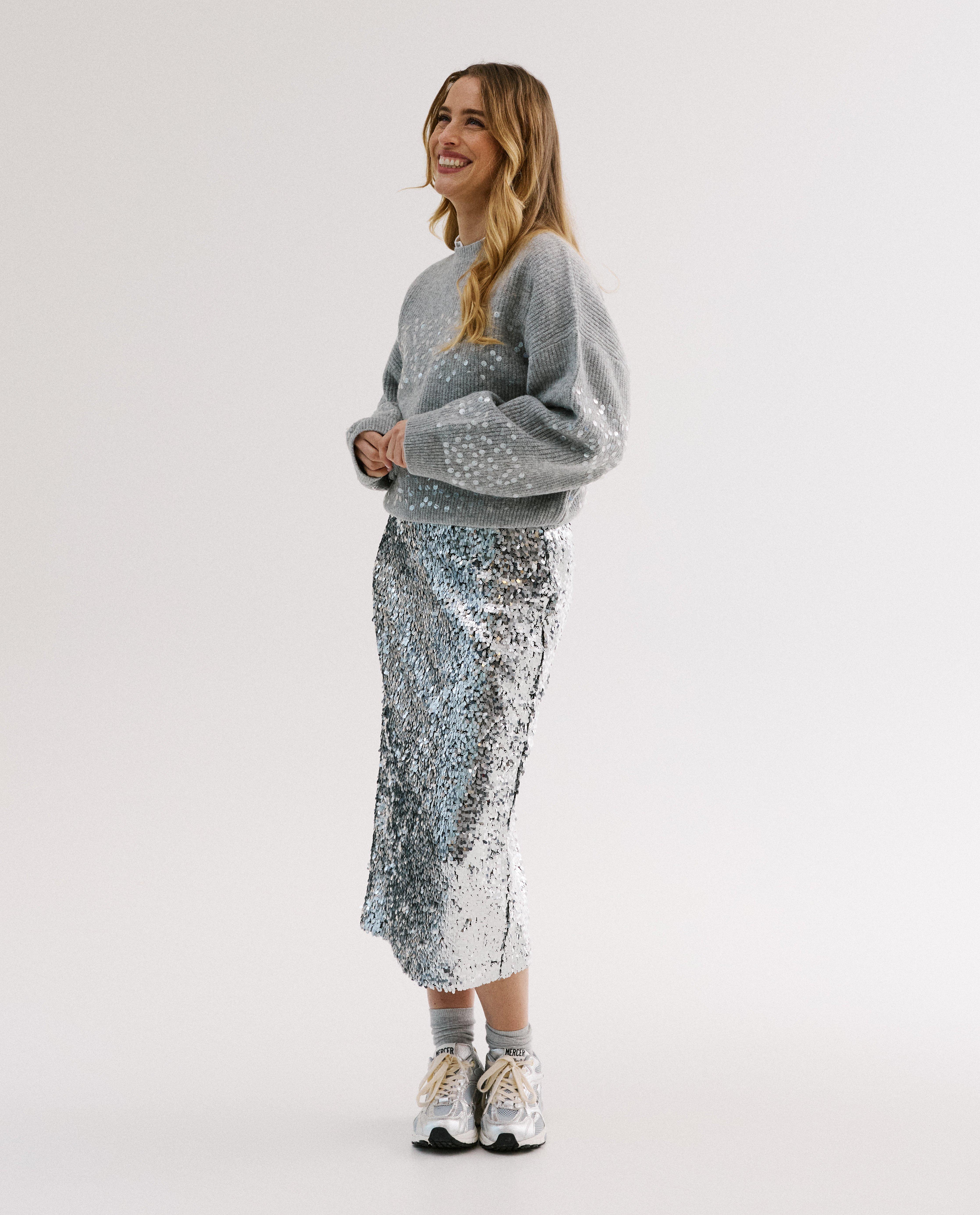 Trui met pailletten - Product Detail - grijs - afbeelding nummer 5