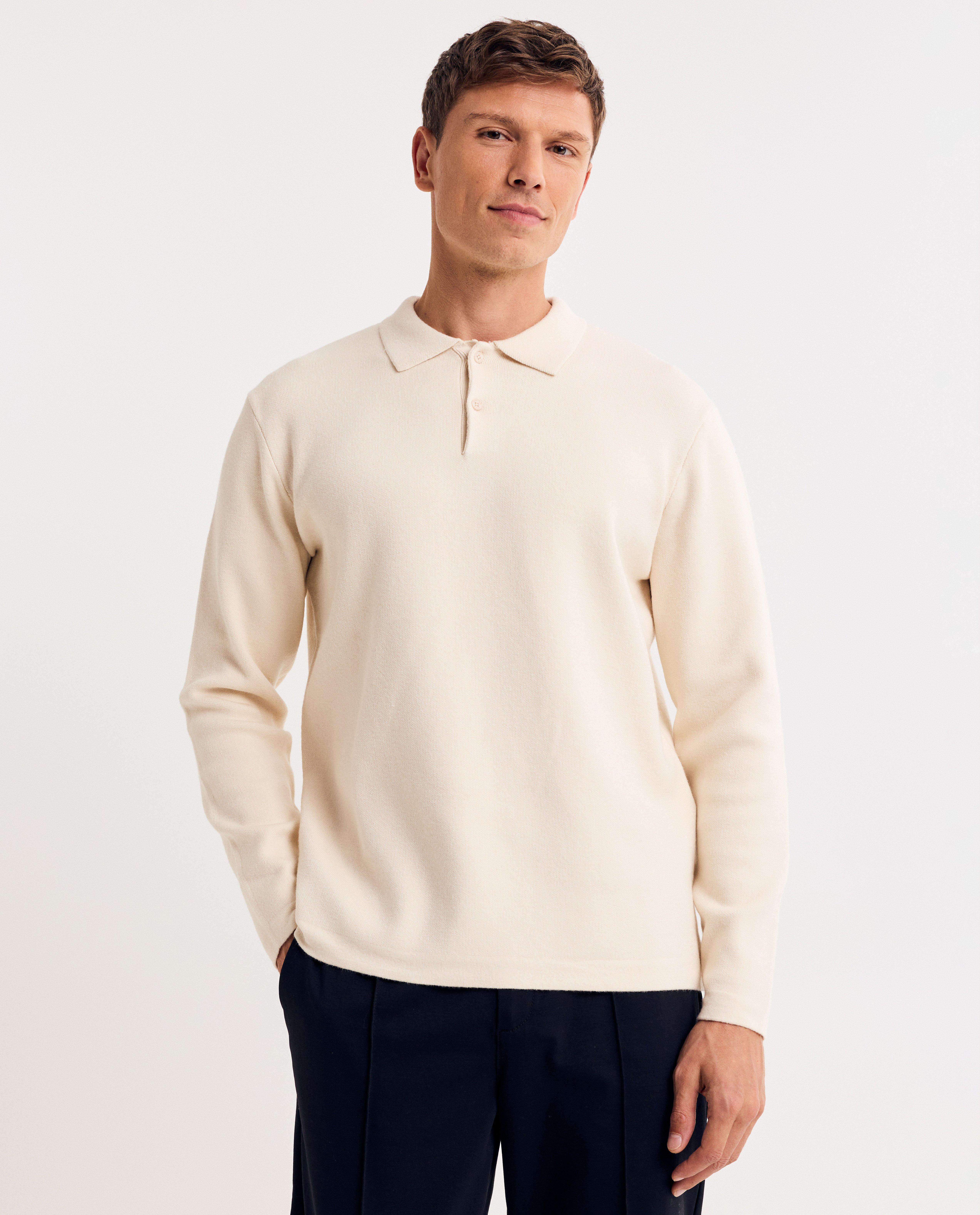 Beige polo - Product Detail - wit - afbeelding nummer 3