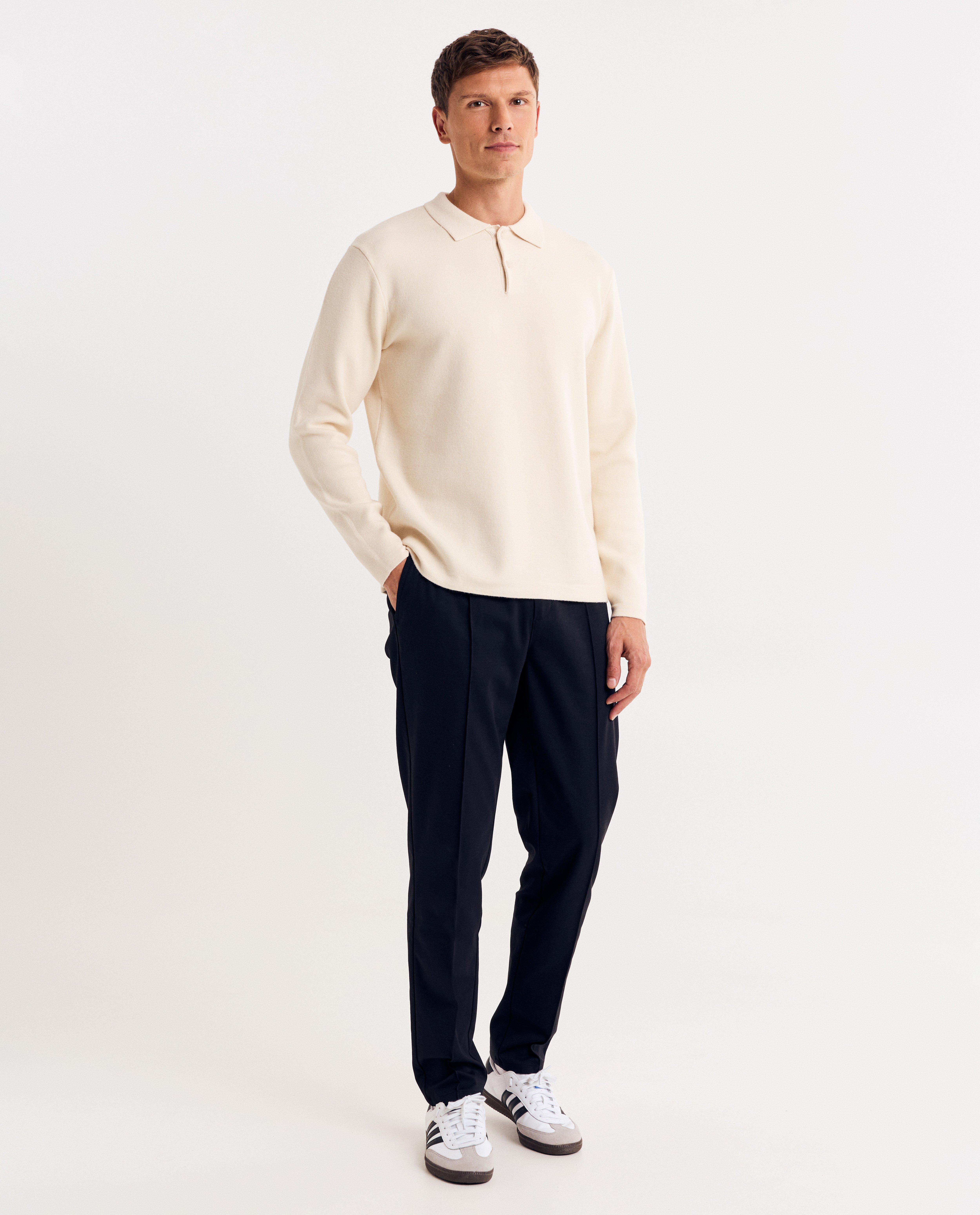 Beige polo - Product Detail - wit - afbeelding nummer 4