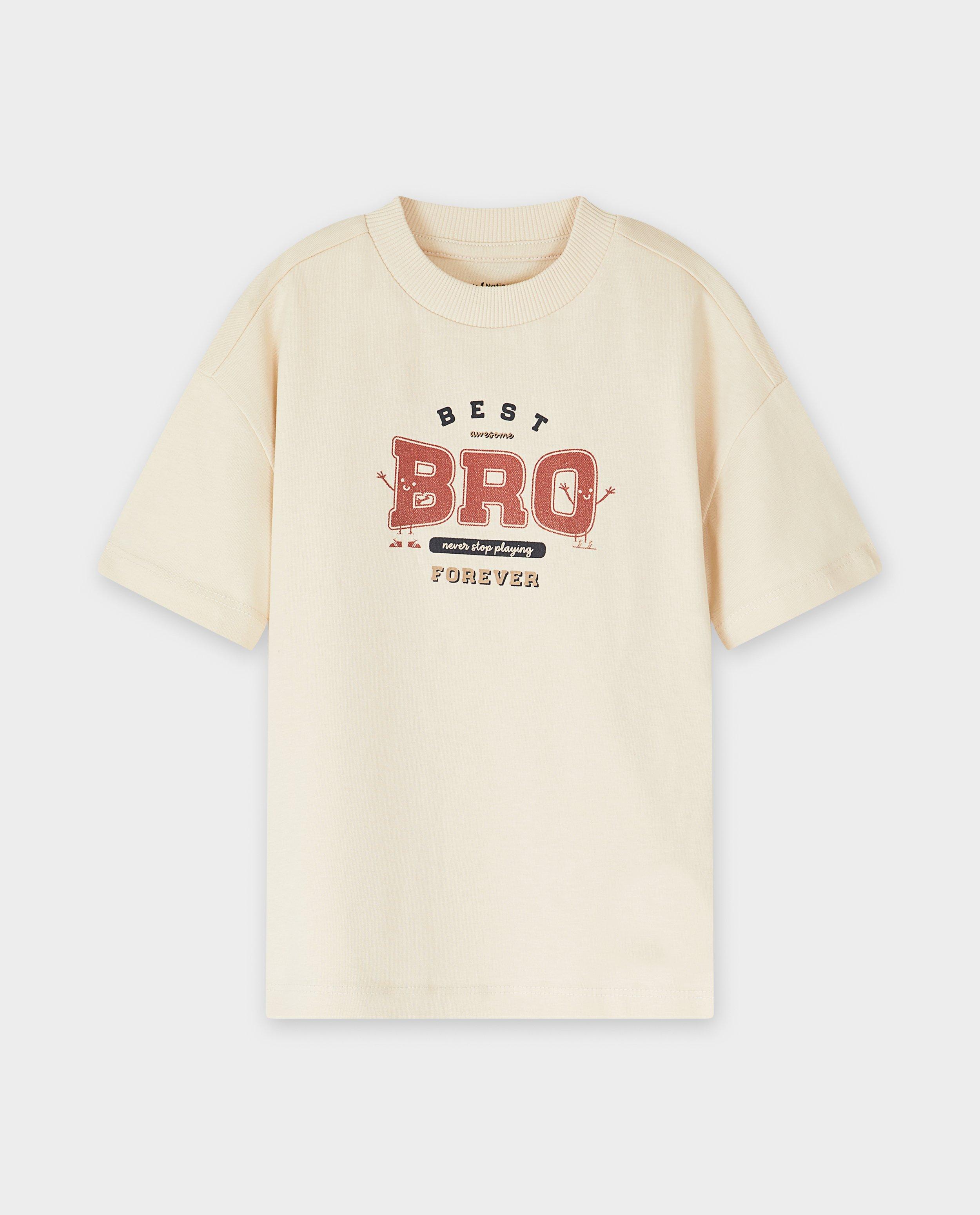 T-shirt met opschrift - null - Kidz Nation