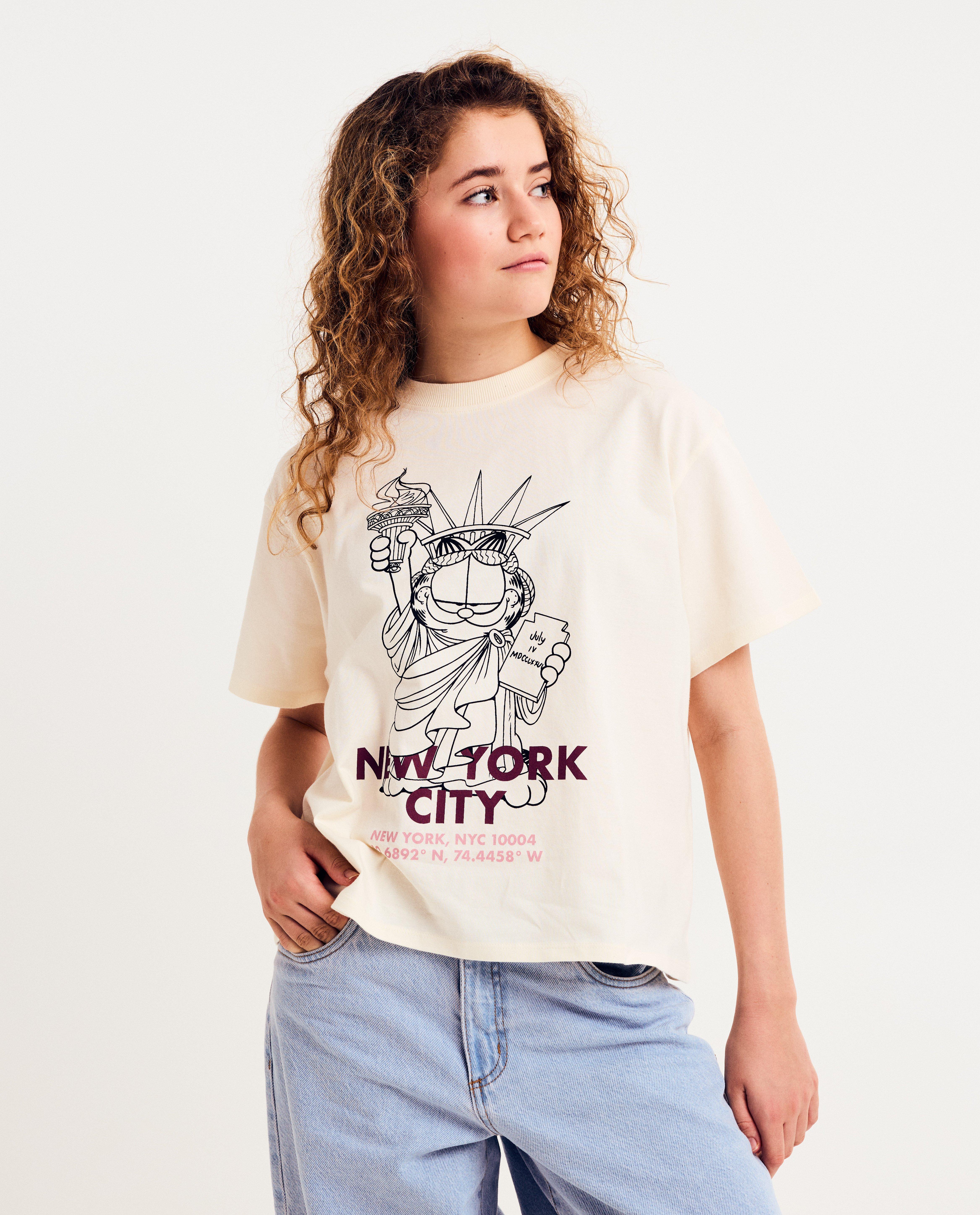 T-shirts - T-shirt met print Garfield, oversized fit