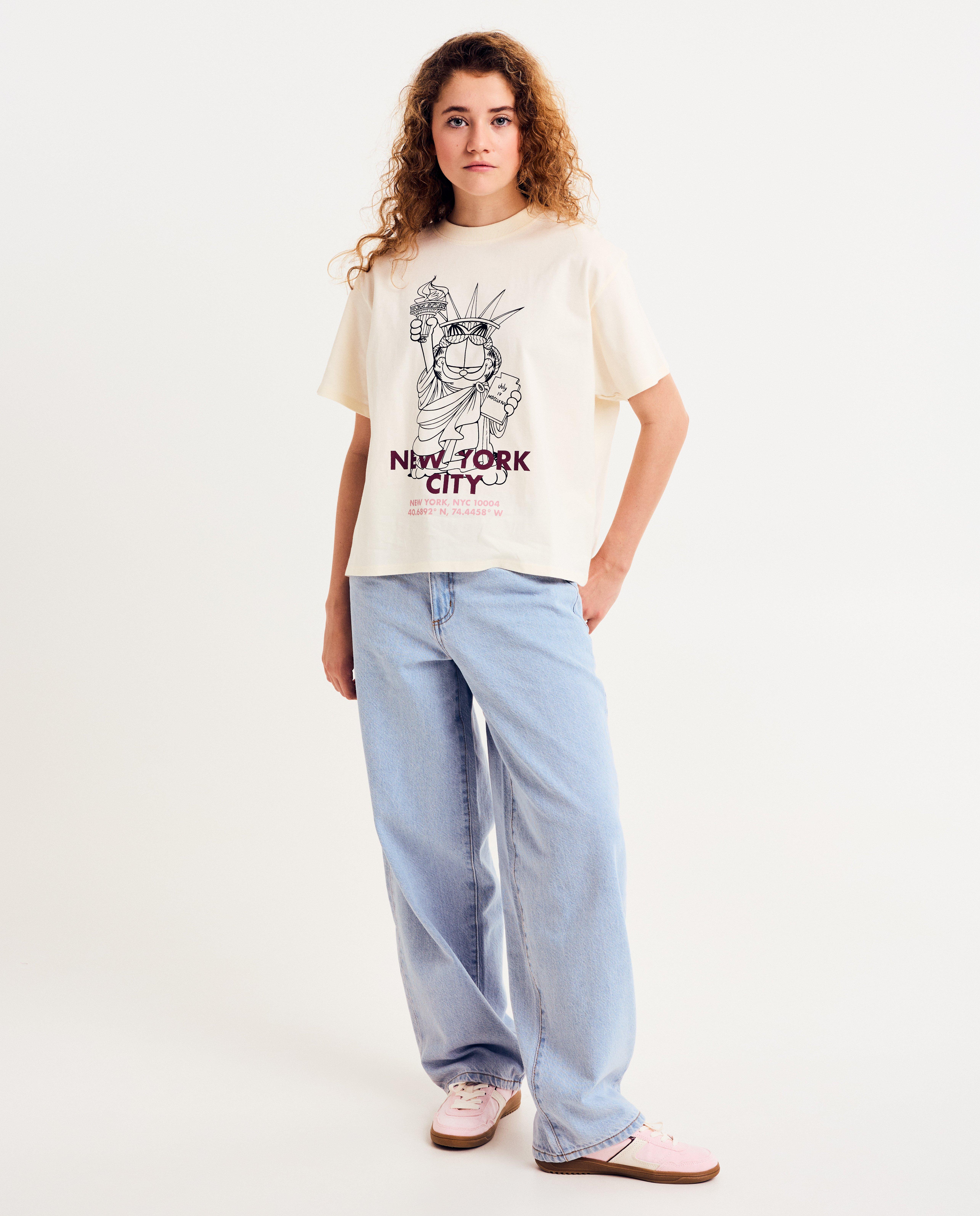 T-shirts - T-shirt met print Garfield, oversized fit