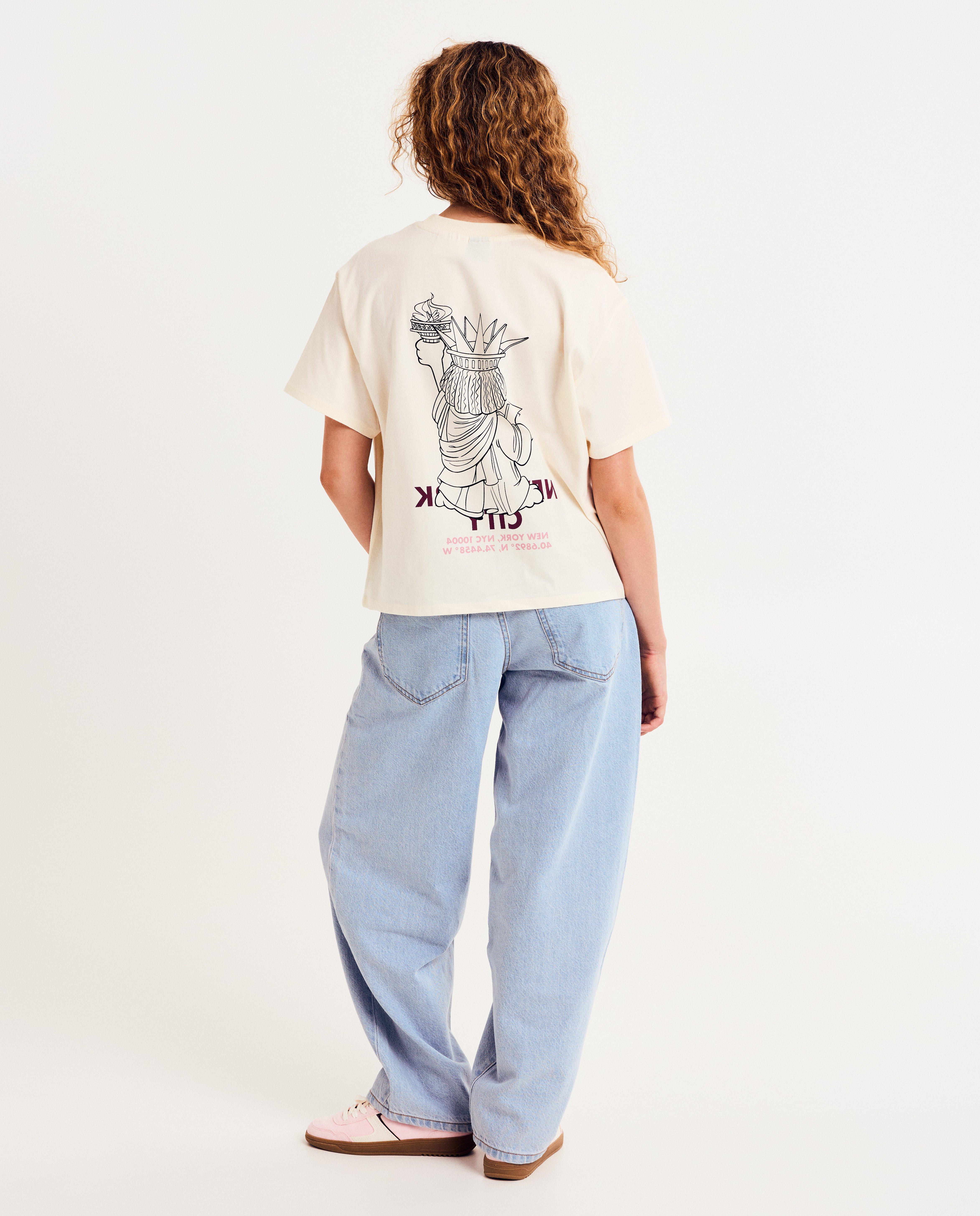 T-shirts - T-shirt met print Garfield, oversized fit