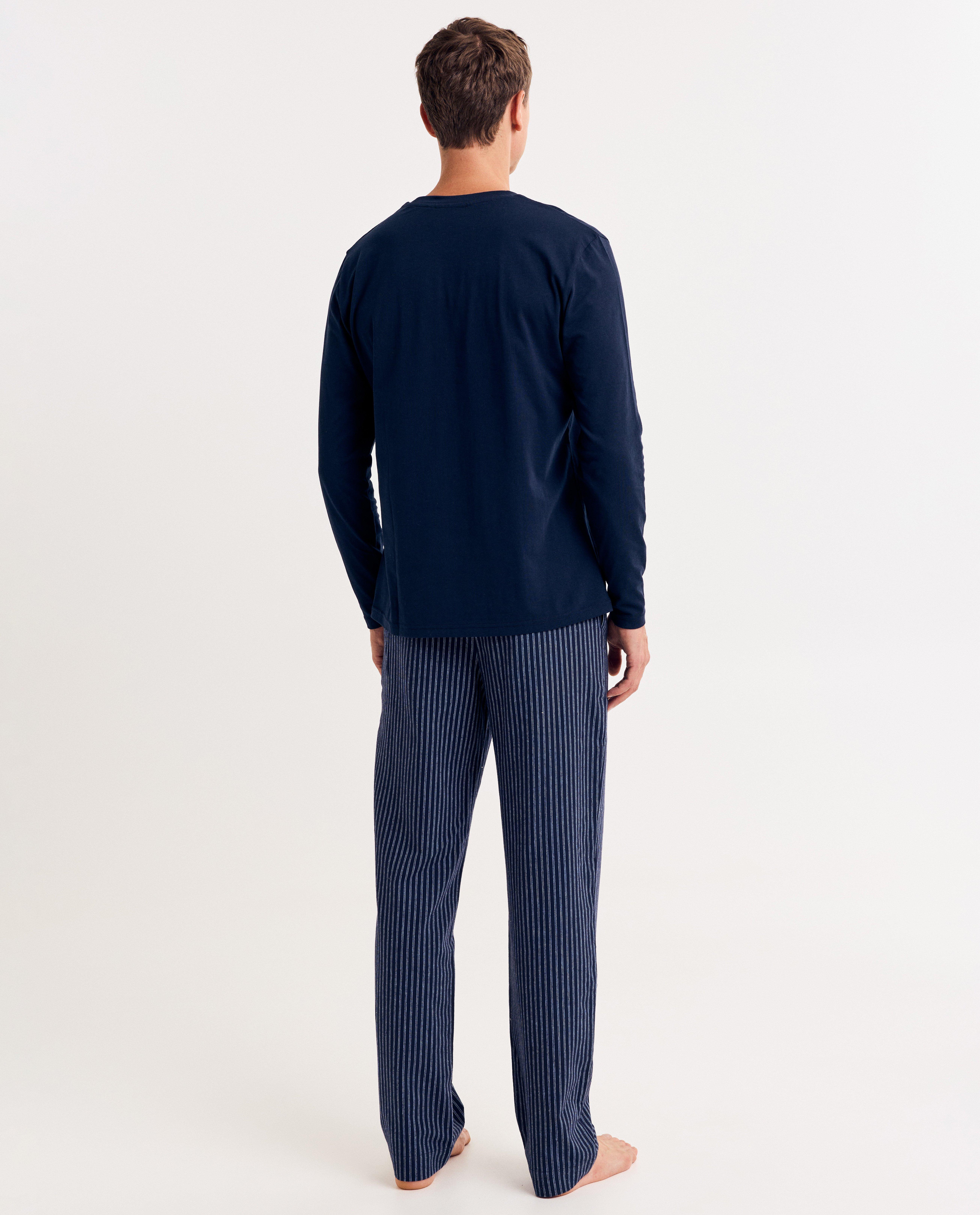 Pyjamabroek met strepen - Product Detail - donkerblauw - afbeelding nummer 2