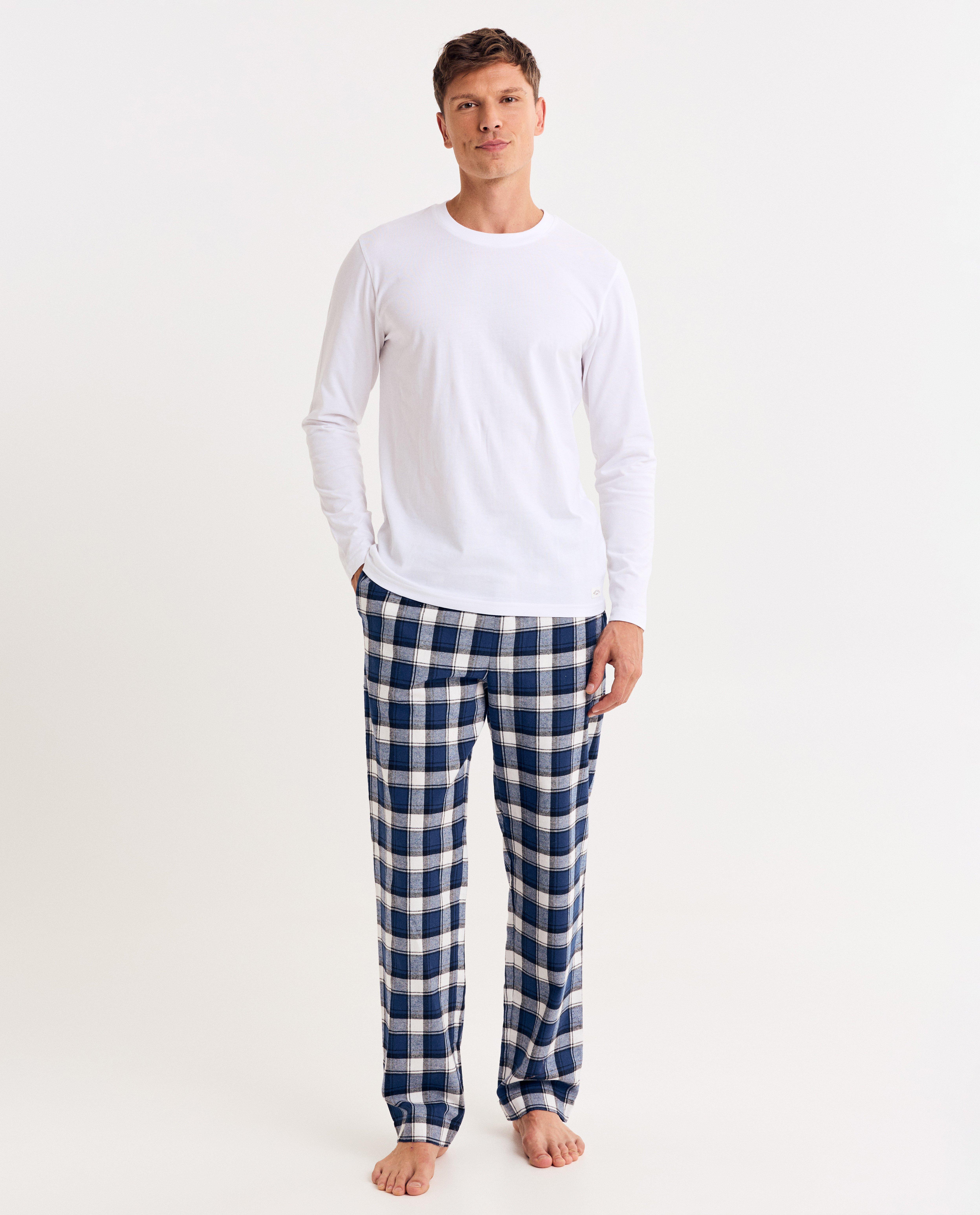 Flanellen pyjamabroek met ruiten