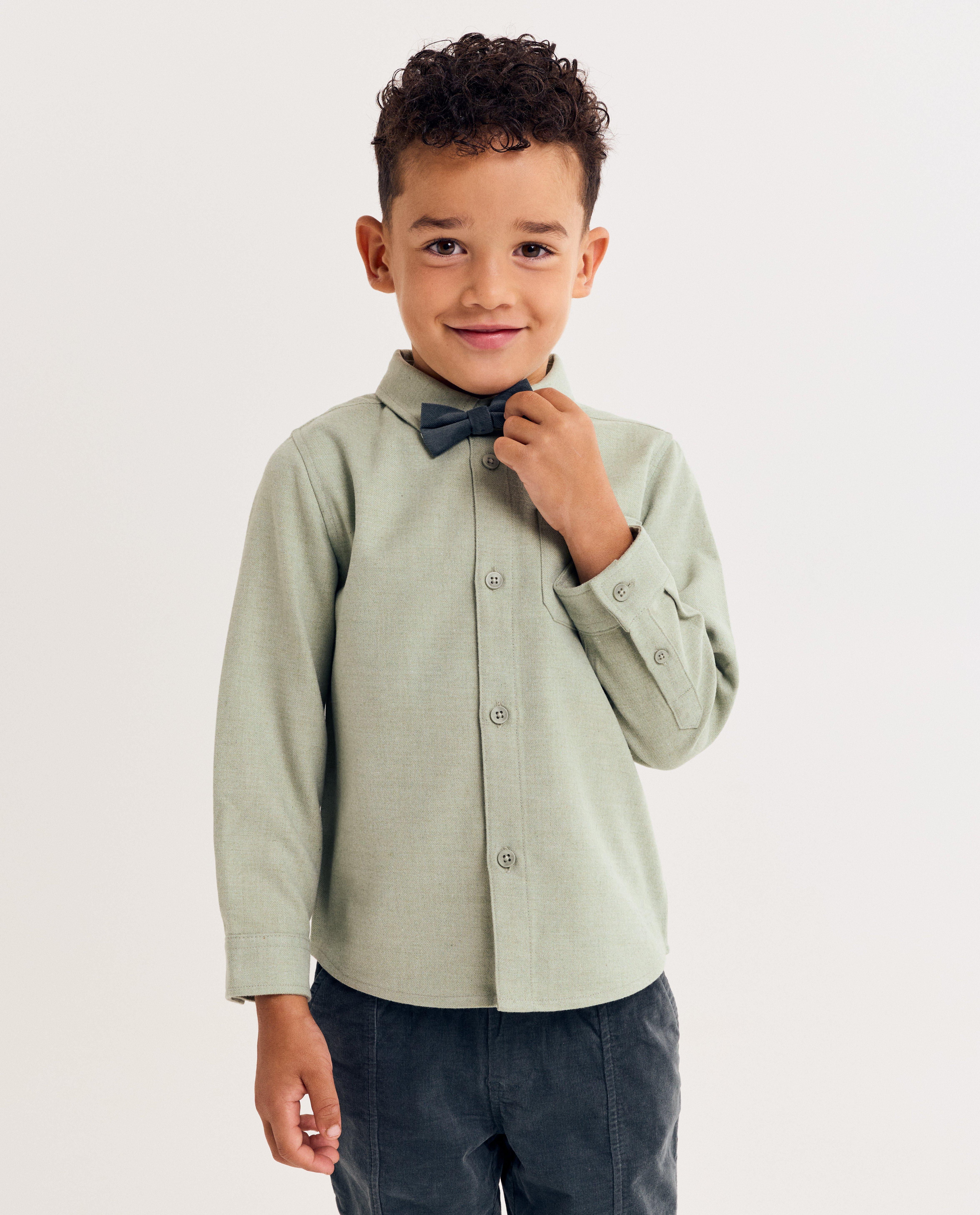 Hemd met afneembare strik, regular fit - Product Detail - lichtgroen - afbeelding nummer 3