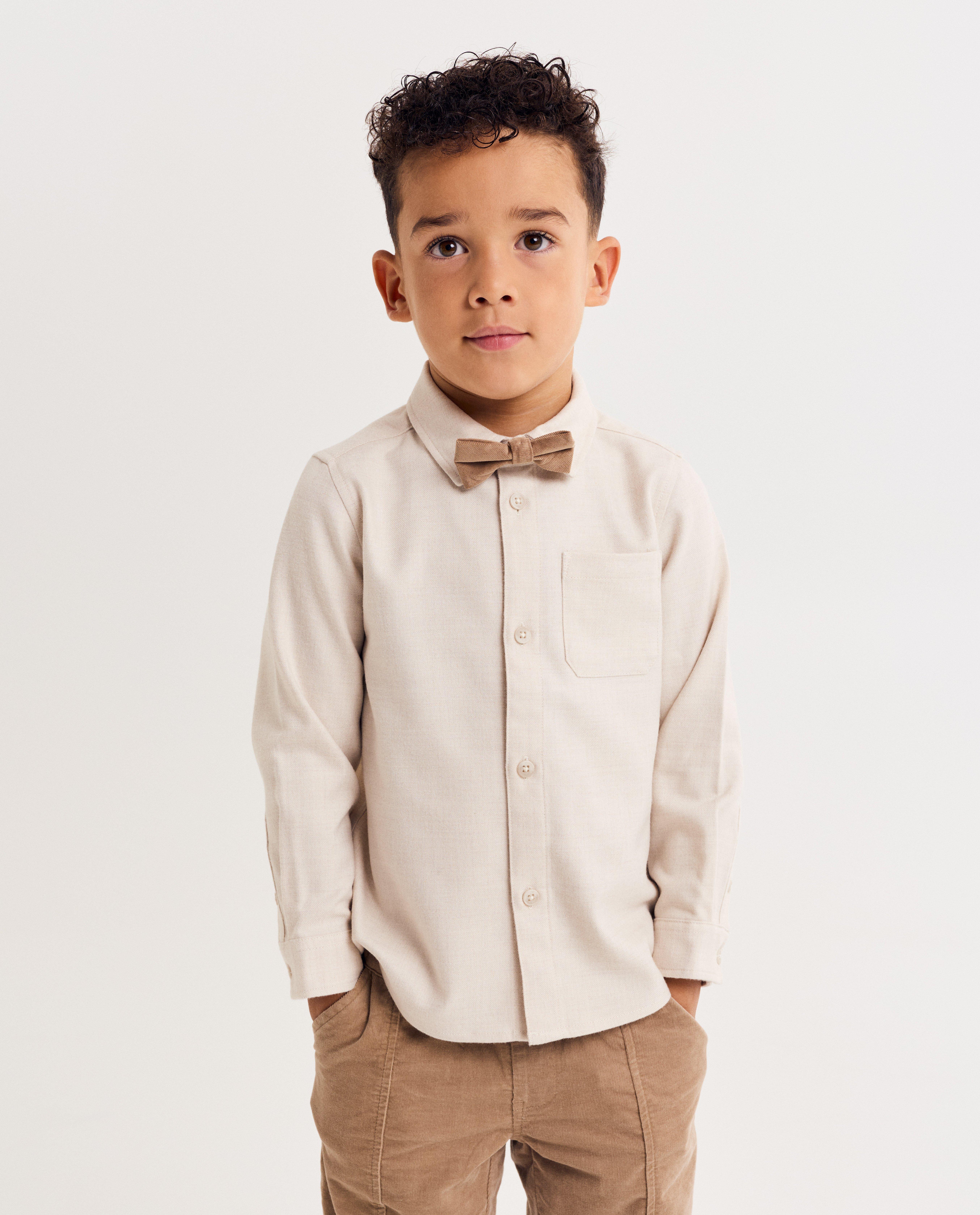 Chemise avec nœud amovible, regular fit