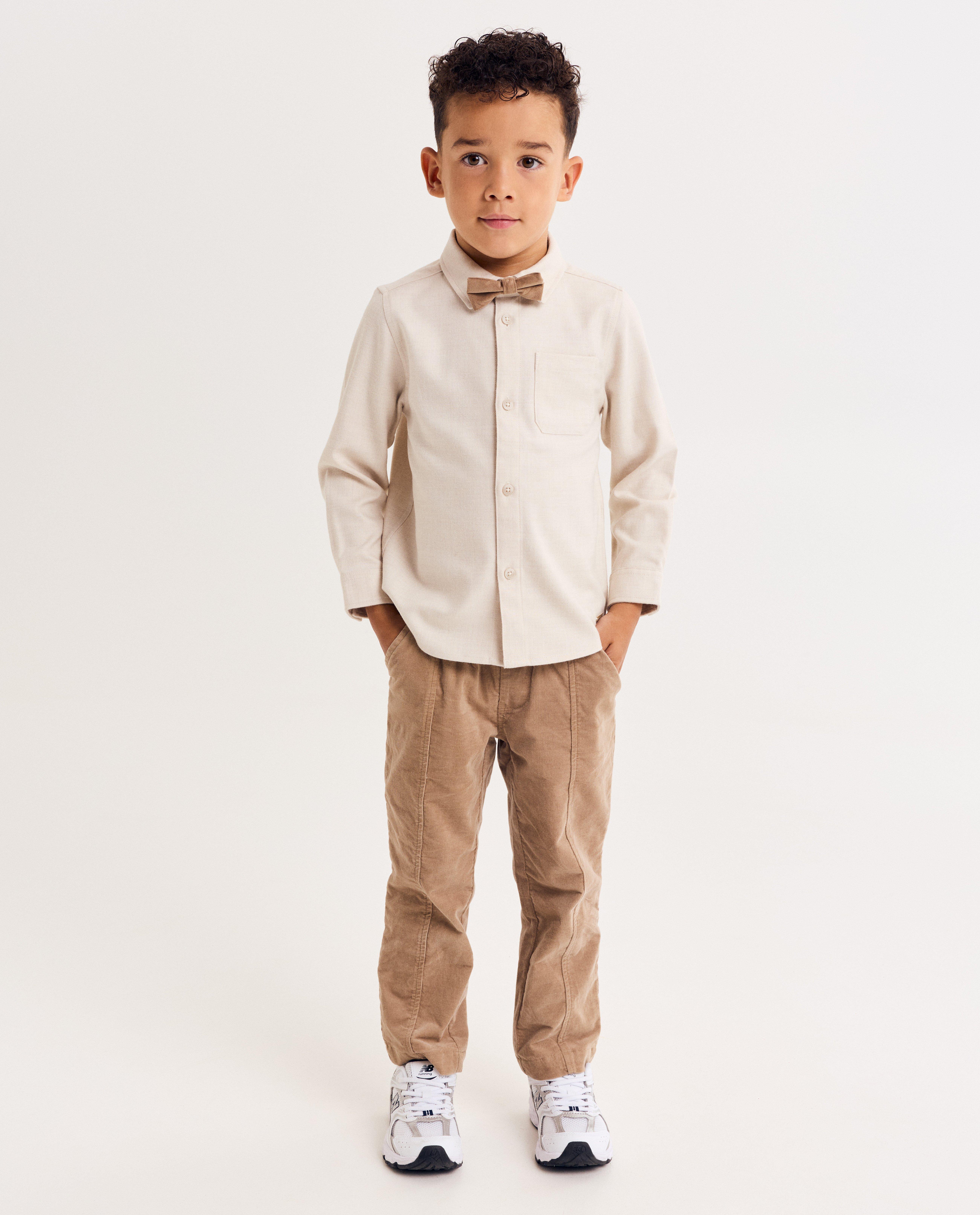 Hemd met afneembare strik, regular fit - Product Detail - beige - afbeelding nummer 2