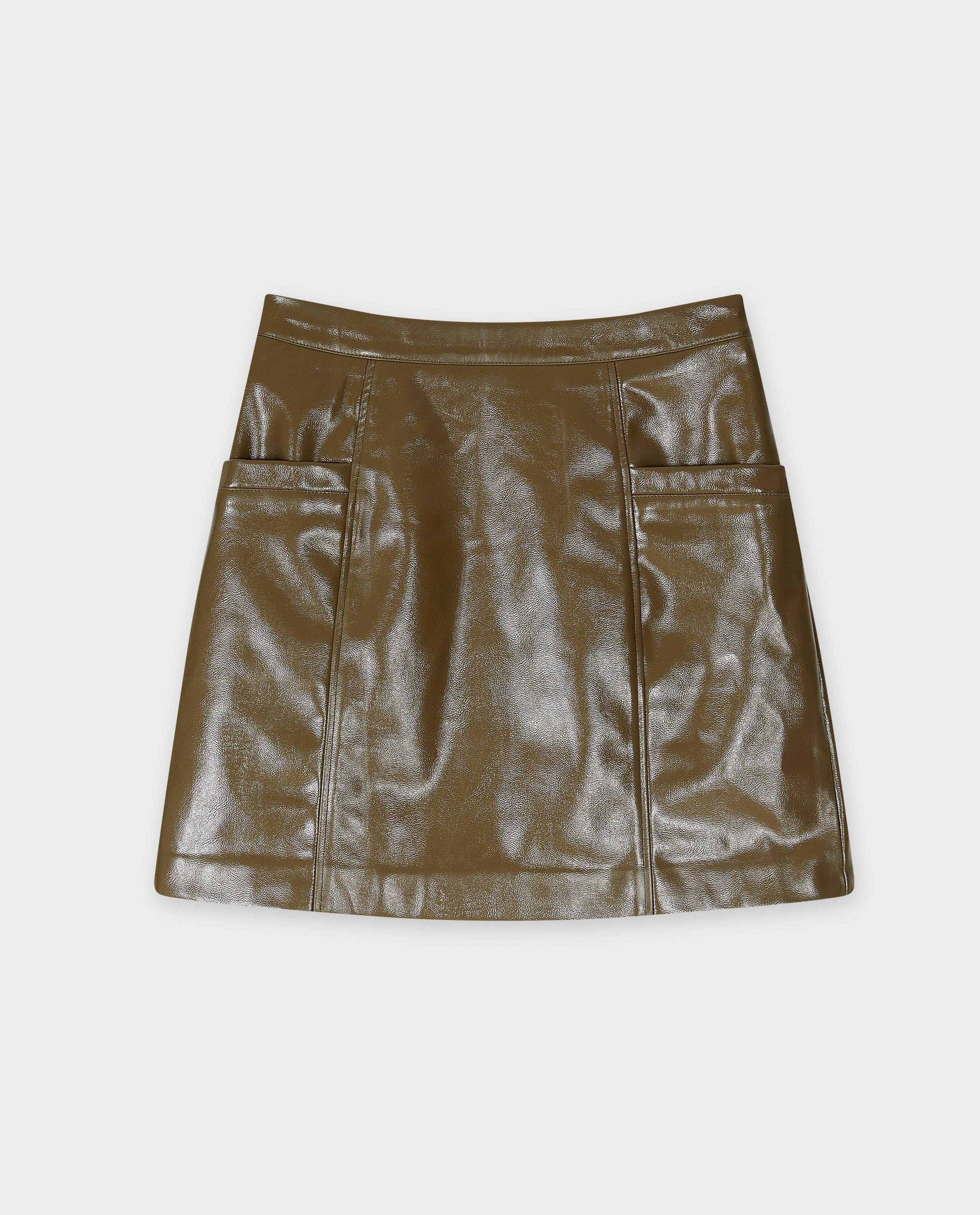 Jupes - Jupe en faux cuir