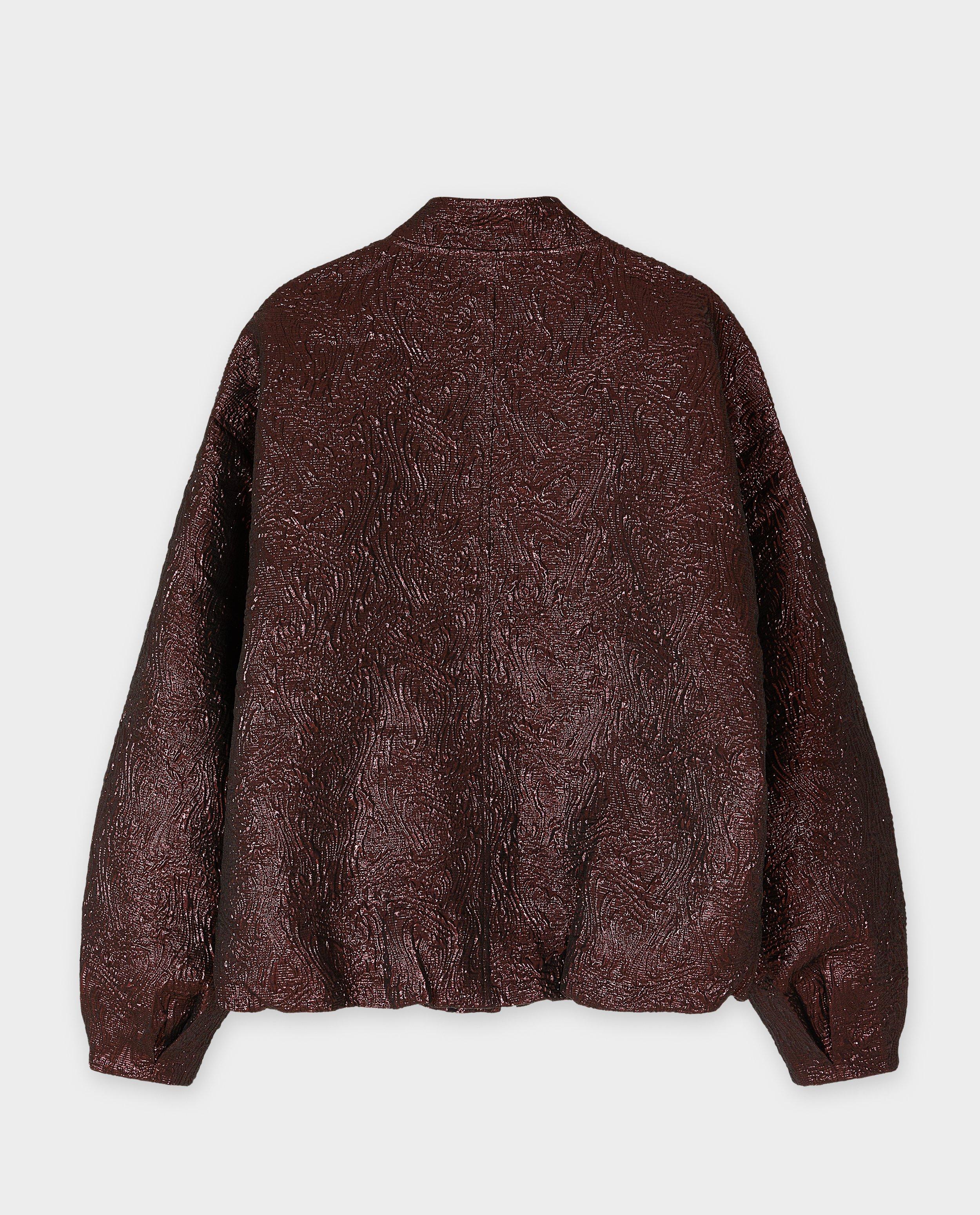 Jacquard bomber met patroon - Product Detail - paars - afbeelding nummer 7