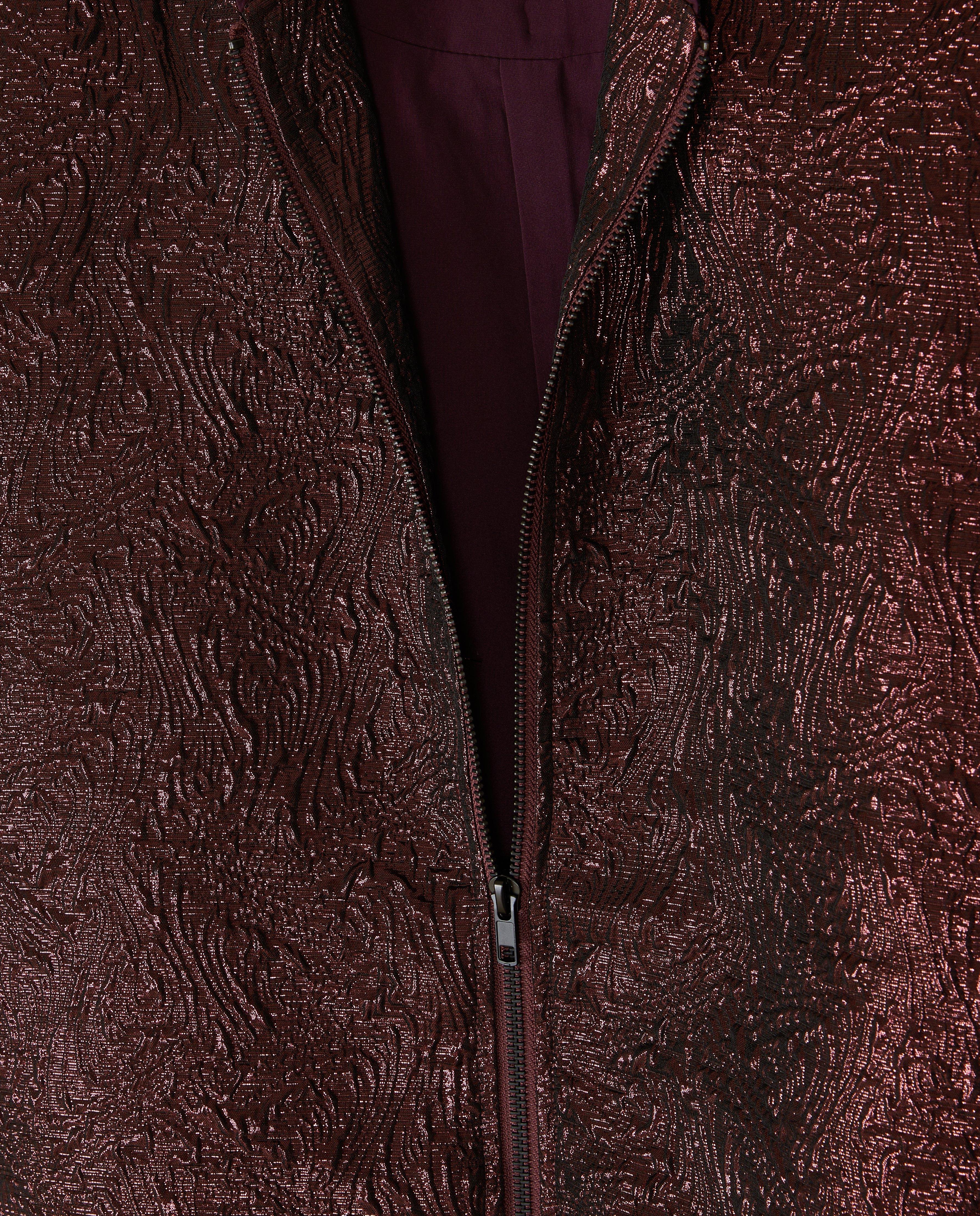 Jacquard bomber met patroon - Product Detail - paars - afbeelding nummer 8