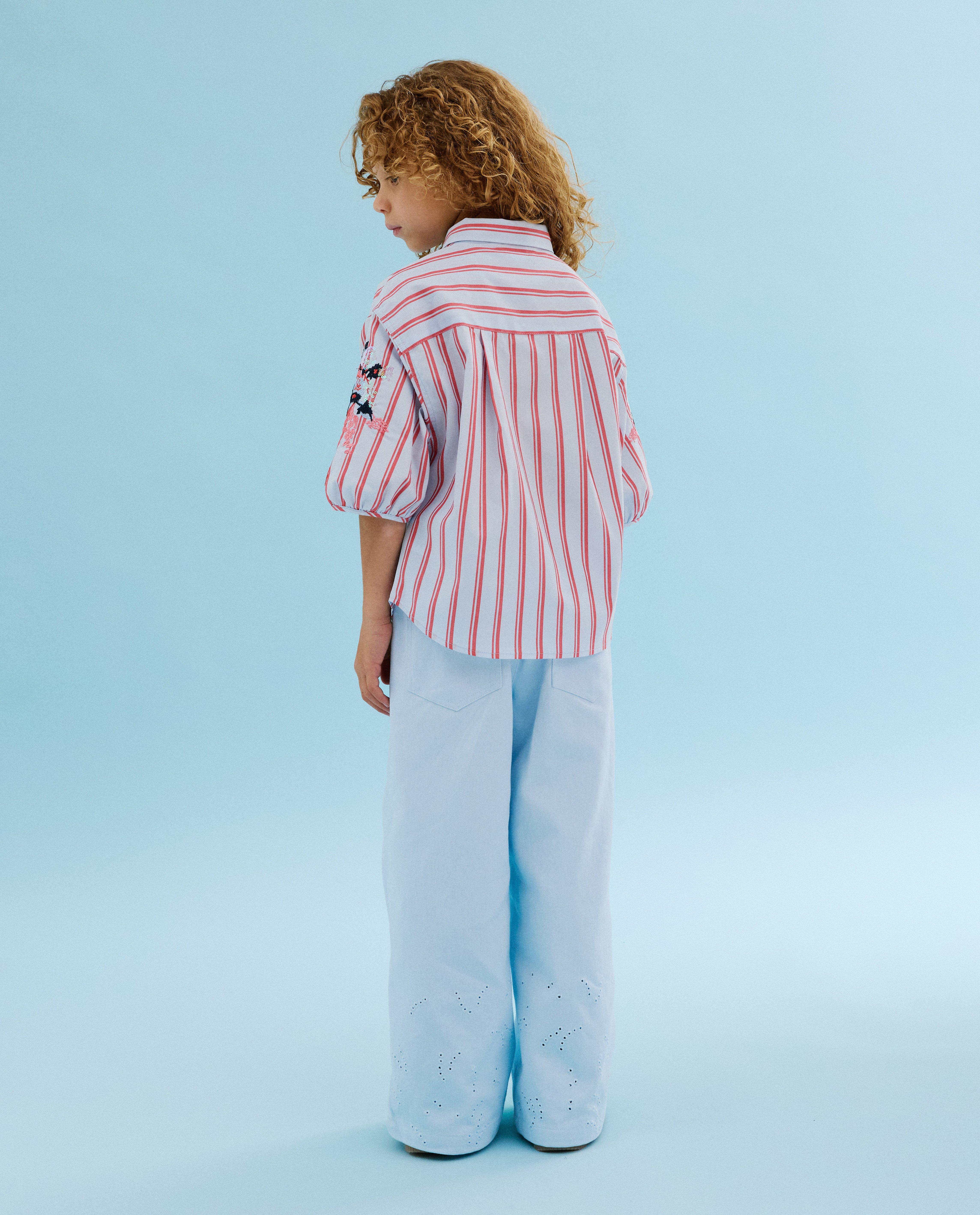 Hemd met pailletten, oversized fit - Product Detail - lichtblauw - afbeelding nummer 3