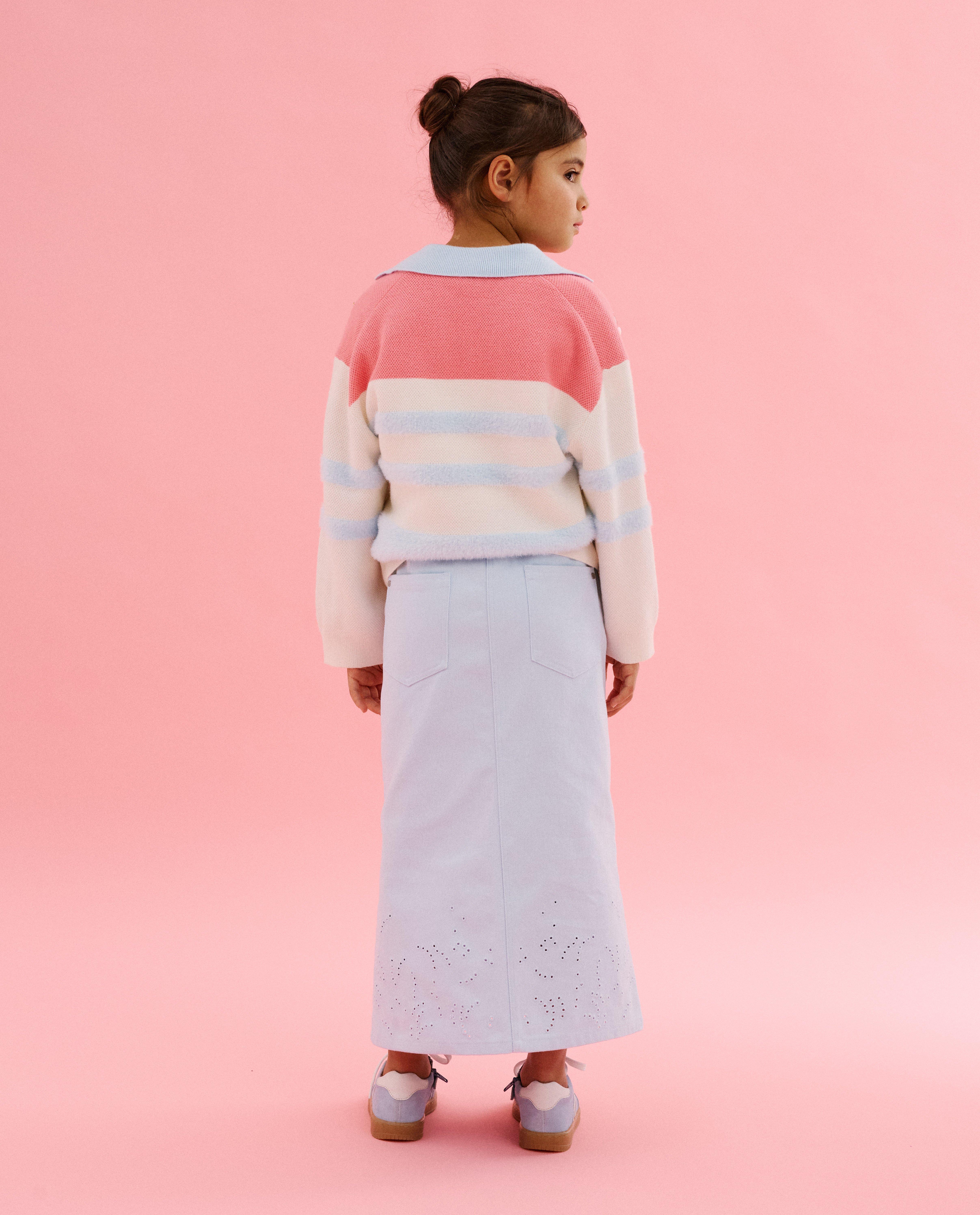 Trui met pailletten, oversized fit - Product Detail - wit - afbeelding nummer 3