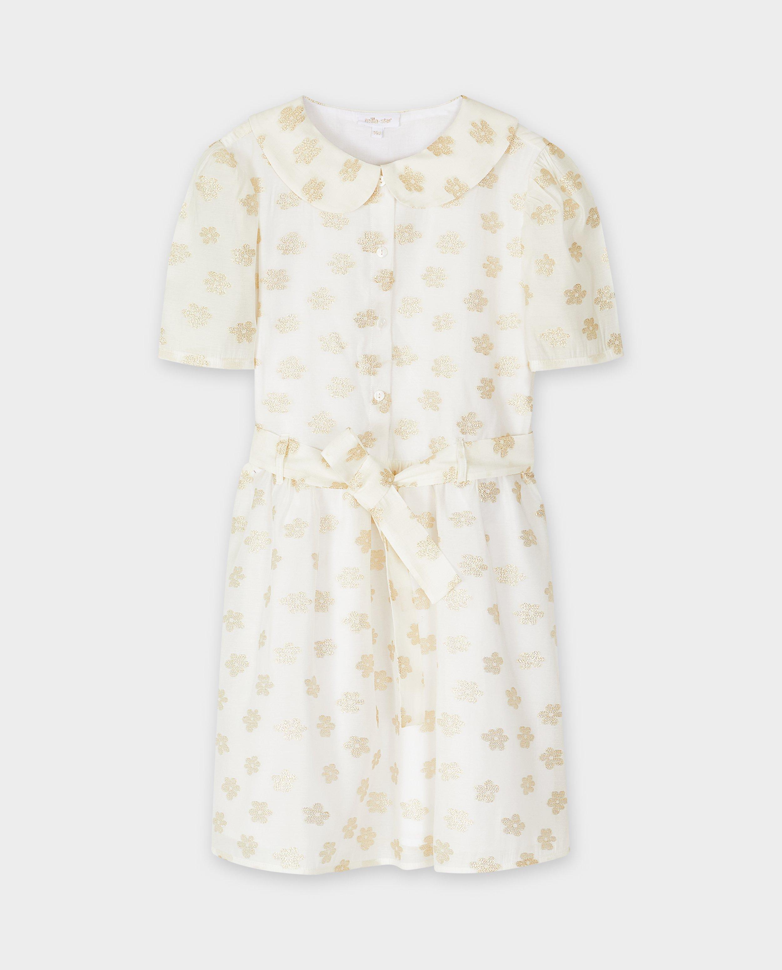 Robe en tulle avec motif floral, Special occasions, 116-140 - D&eacute;tails du produit - blanc - image num&eacute;ro 5